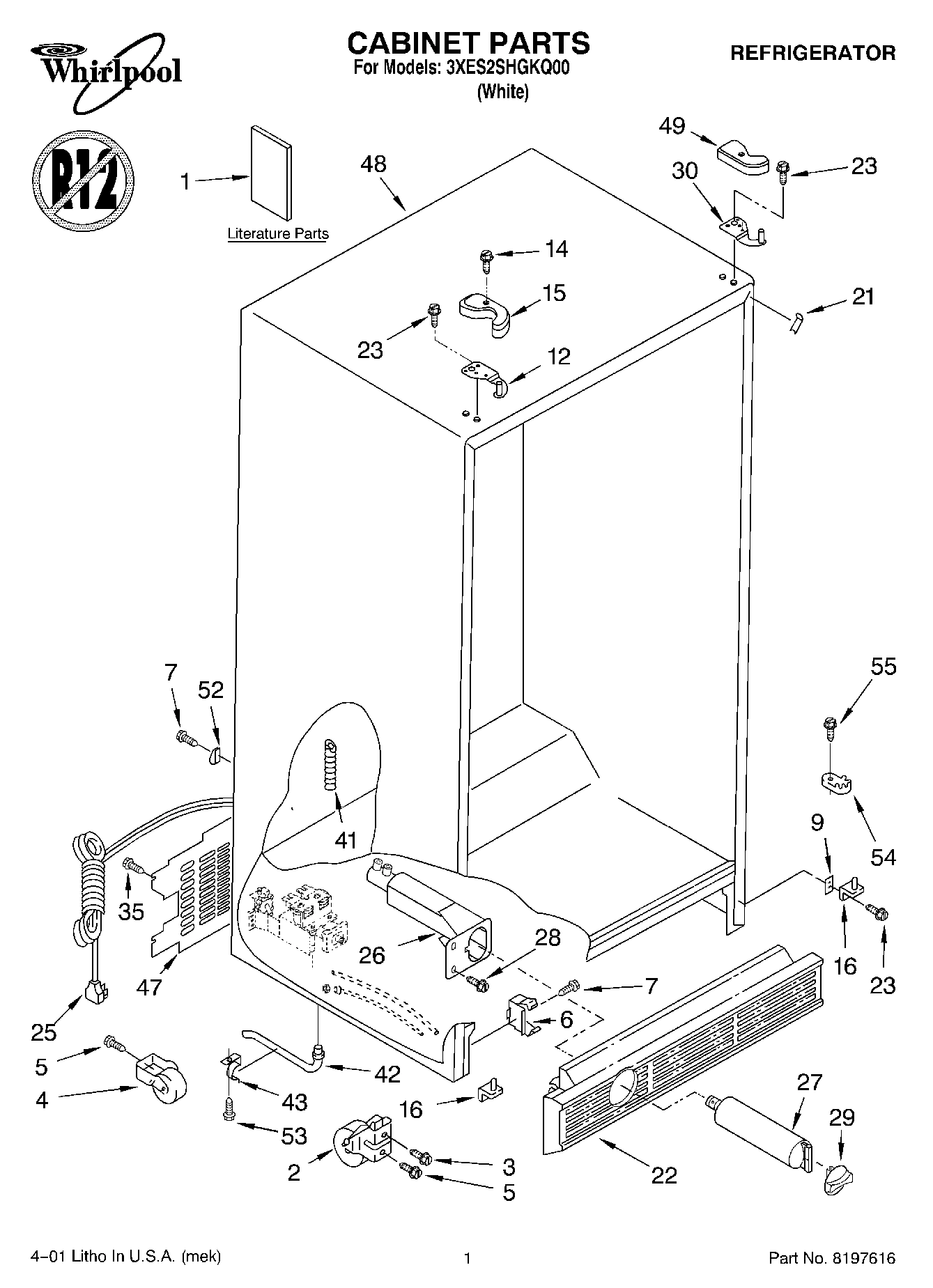 01 - CABINET, LITERATURE