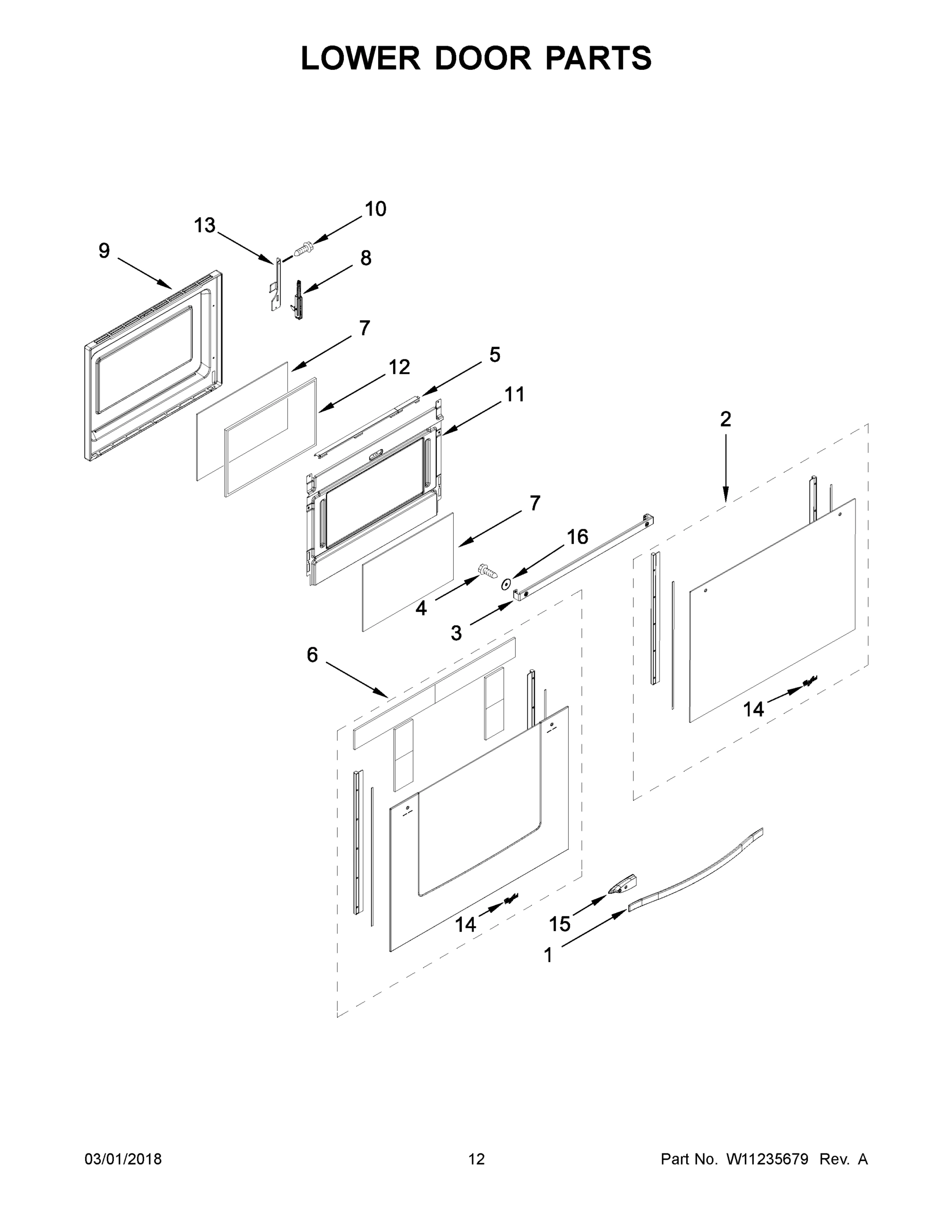 07 - LOWER DOOR PARTS