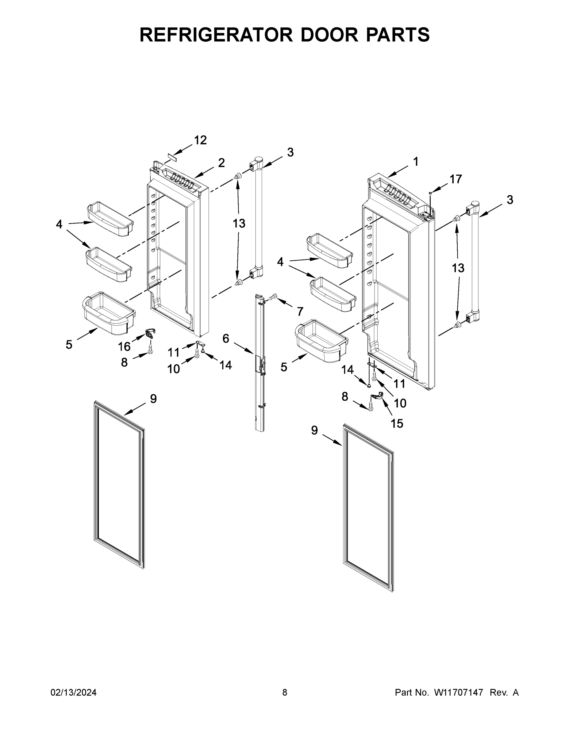 05 - REFRIGERATOR DOOR PARTS