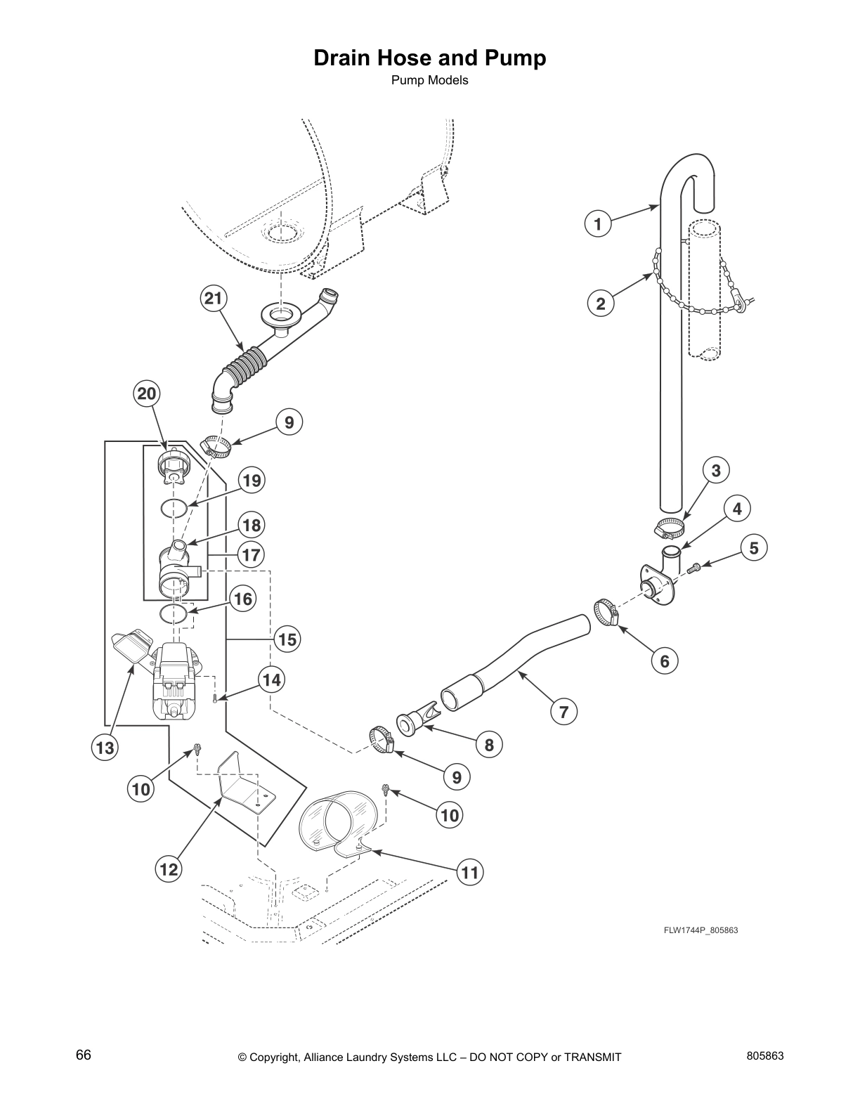 Drain Hose and Pump