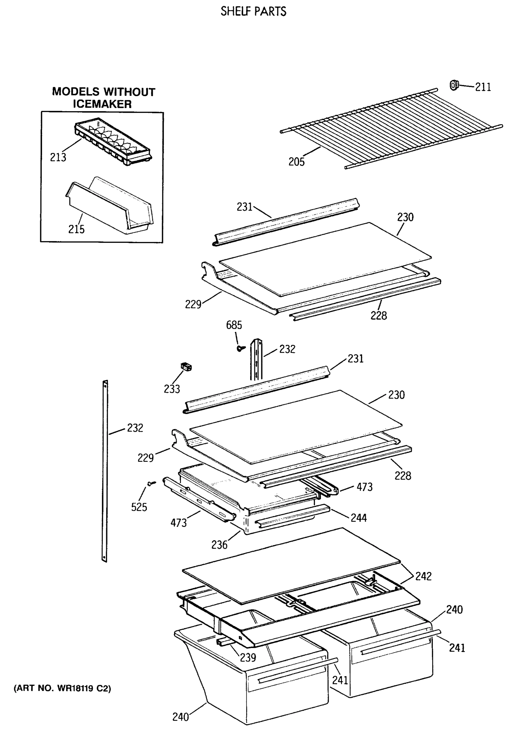 SHELF PARTS