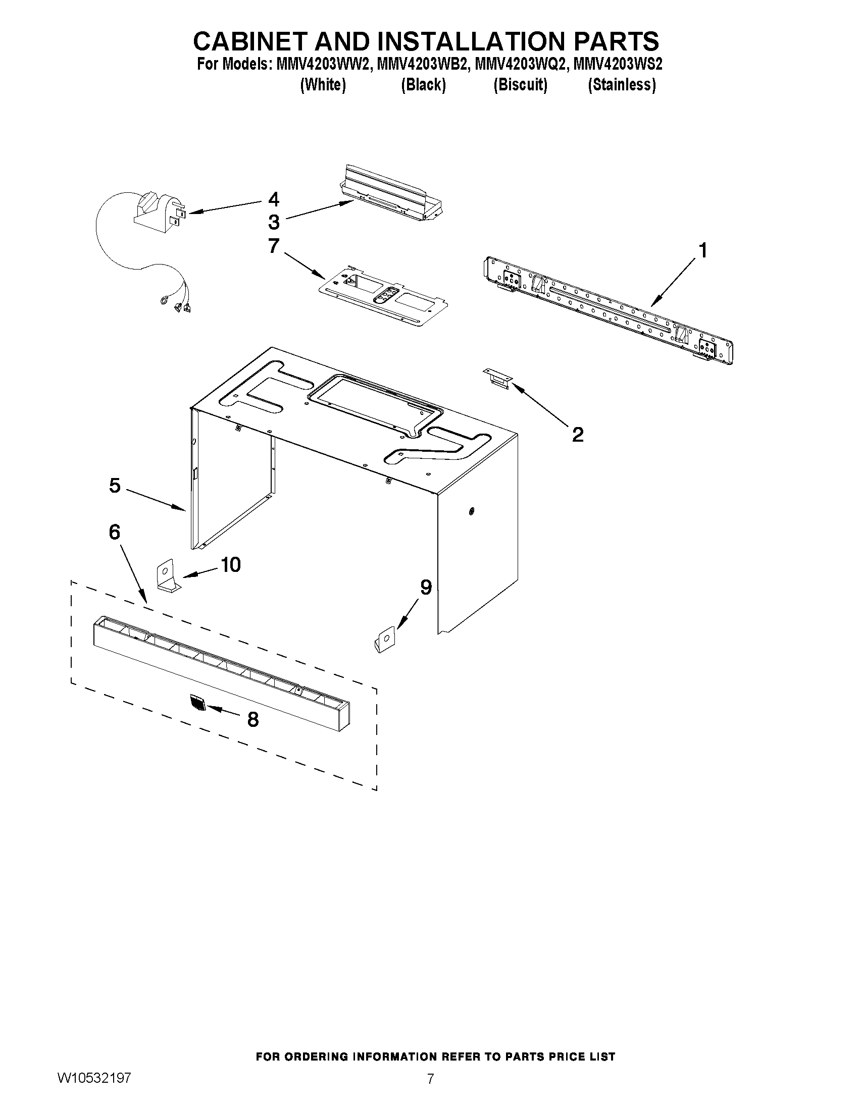 06 - CABINET AND INSTALLATION PARTS