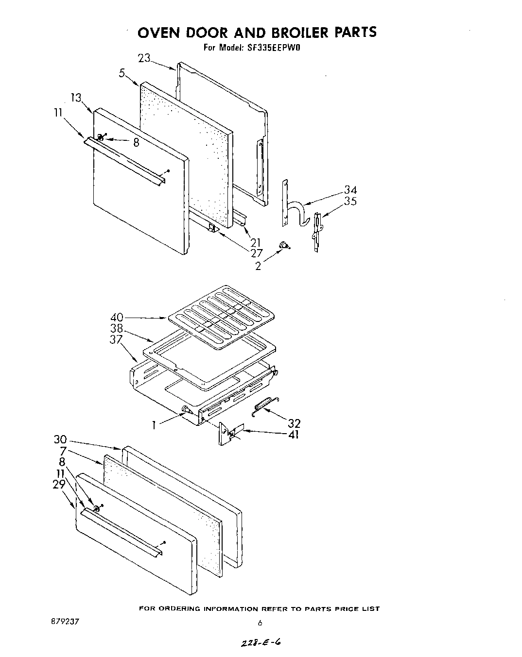 04 - OVEN DOOR AND BROILER