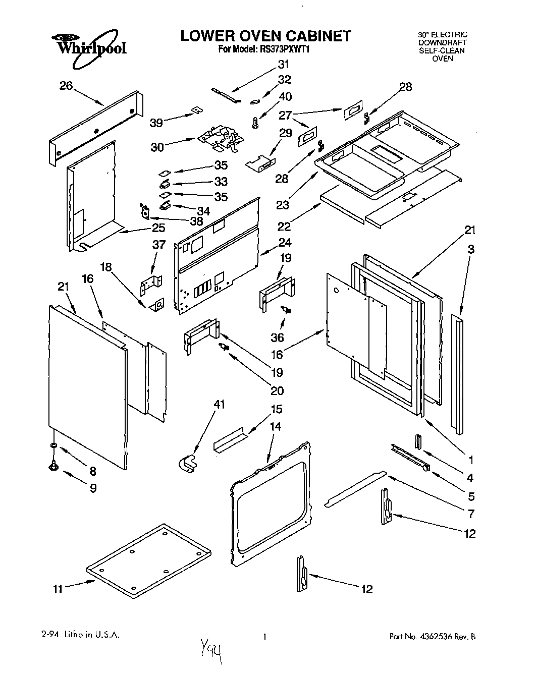 01 - LOWER OVEN