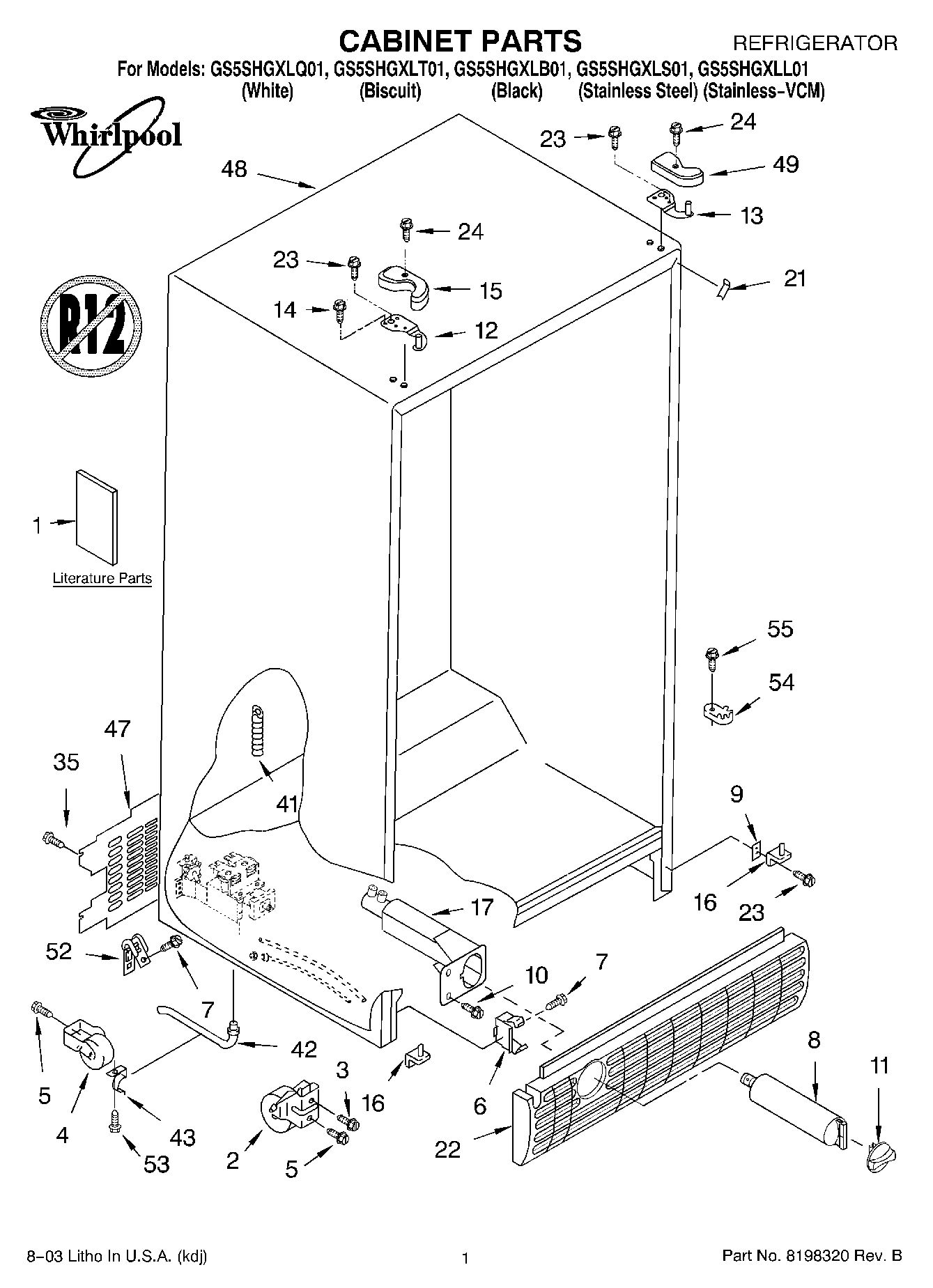 01 - CABINET PARTS