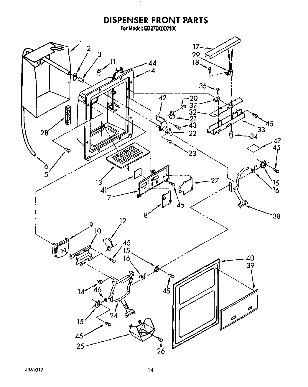 09 - DISPENSER FRONT