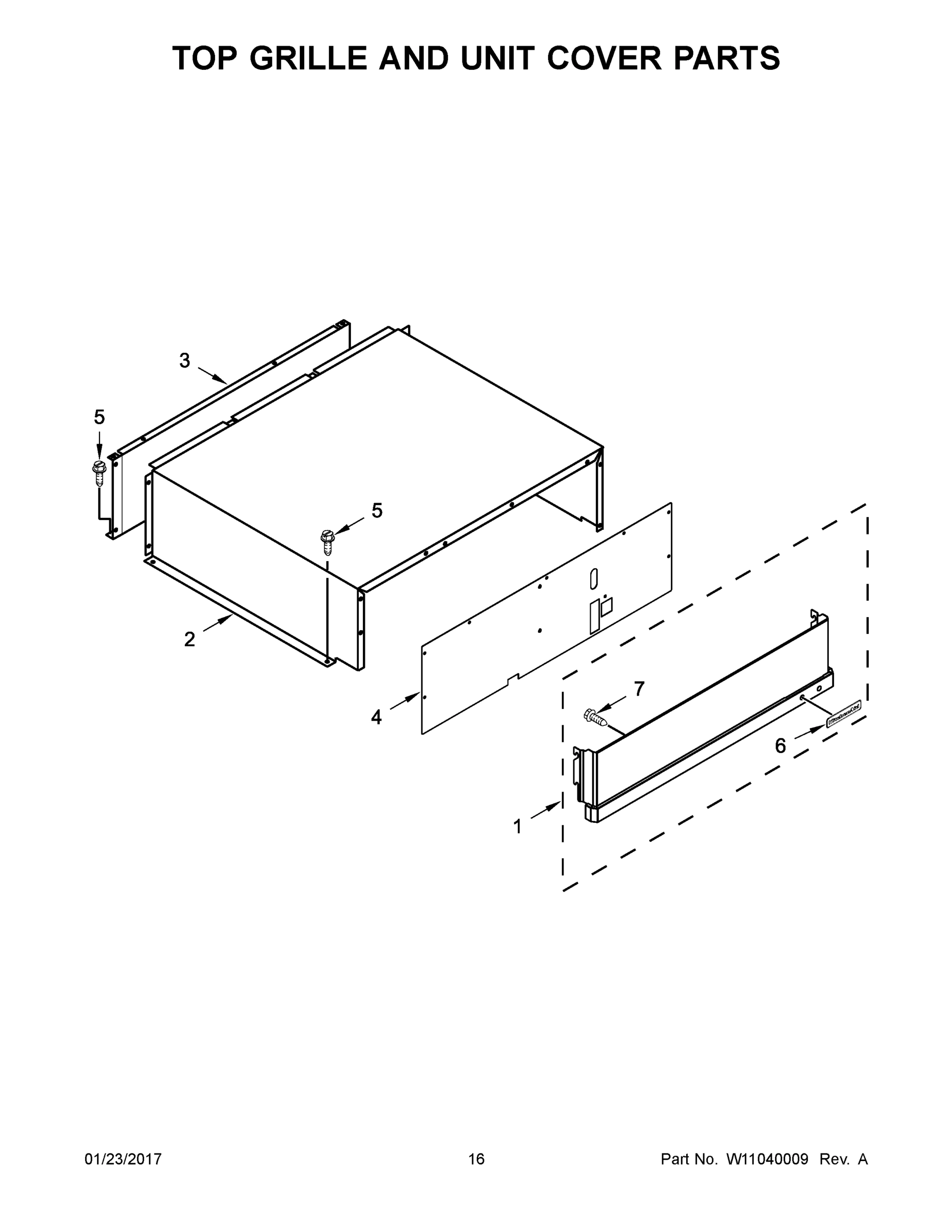 09 - TOP GRILLE AND UNIT COVER PARTS