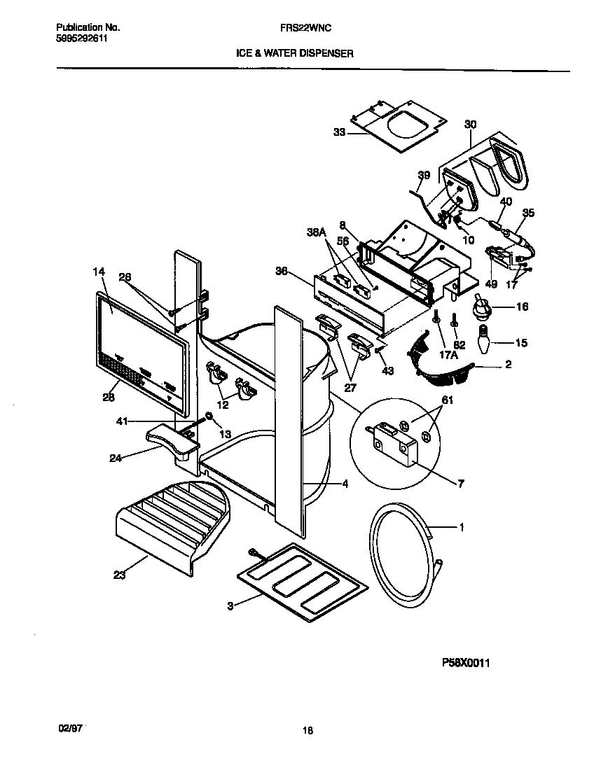 10 - ICE & WATER DISPENSER