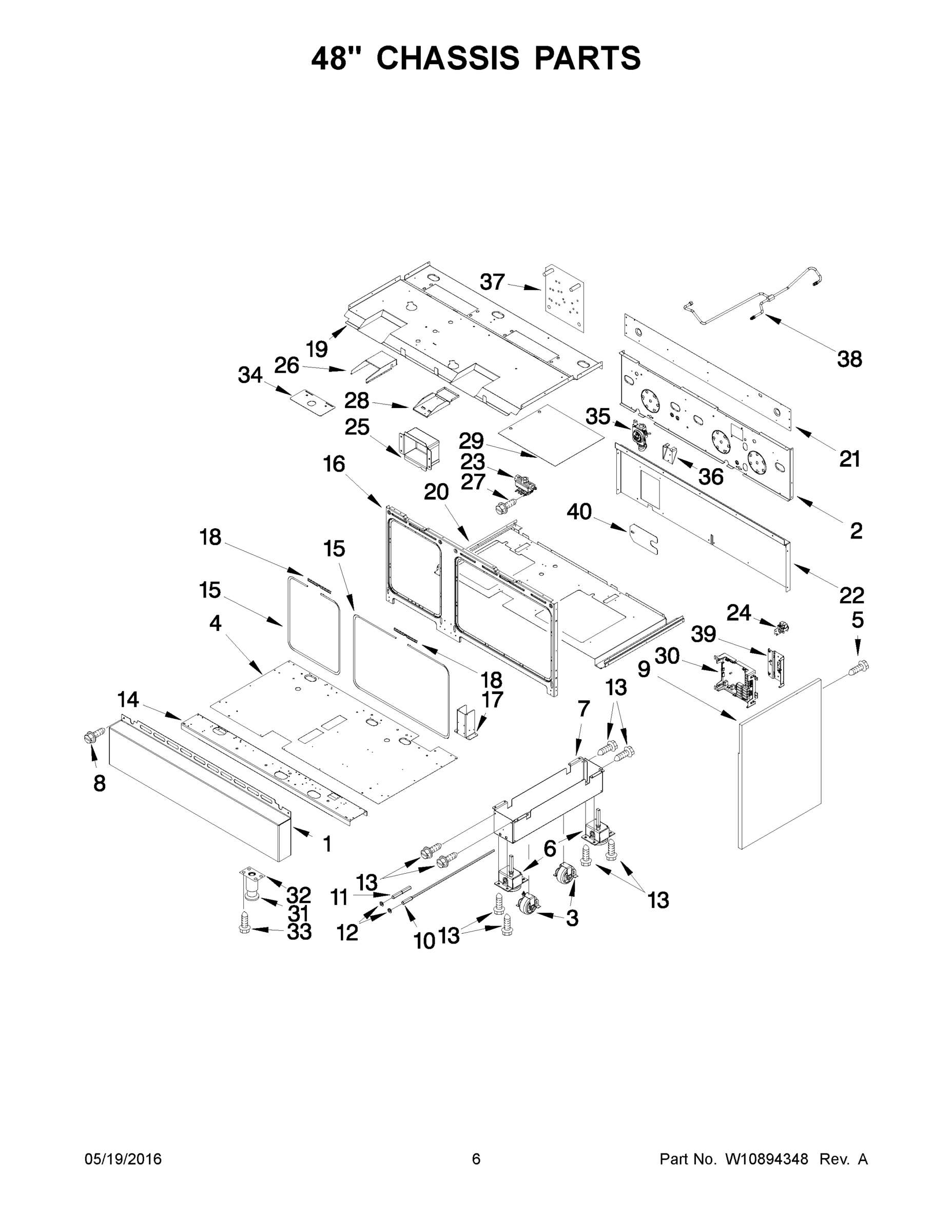 04 - 48" CHASSIS PARTS