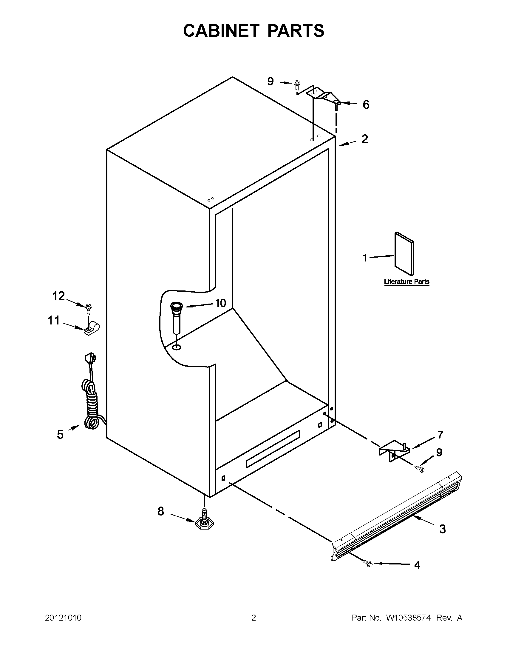 01 - CABINET PARTS