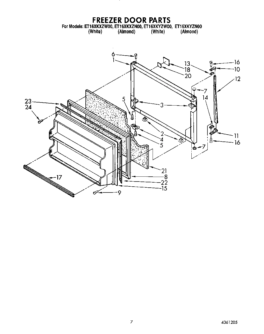 06 - FREEZER DOOR