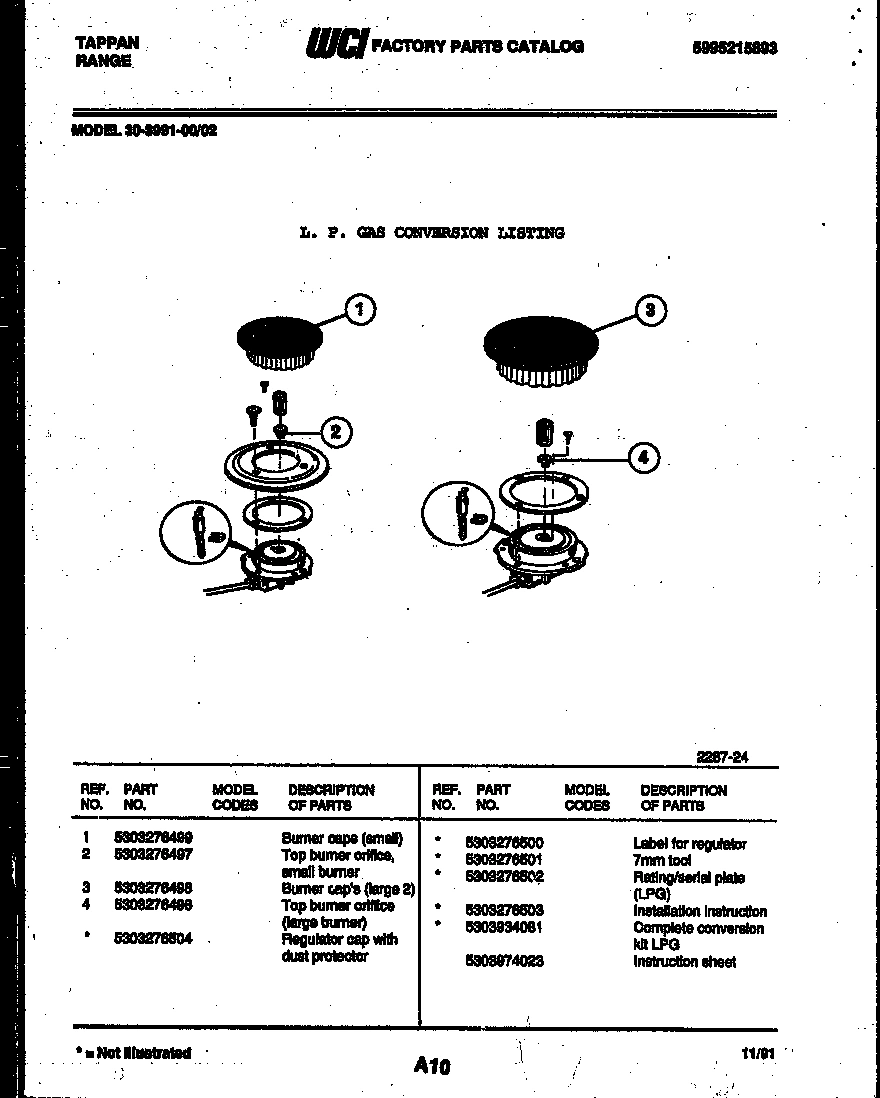 08 - BURNER PARTS