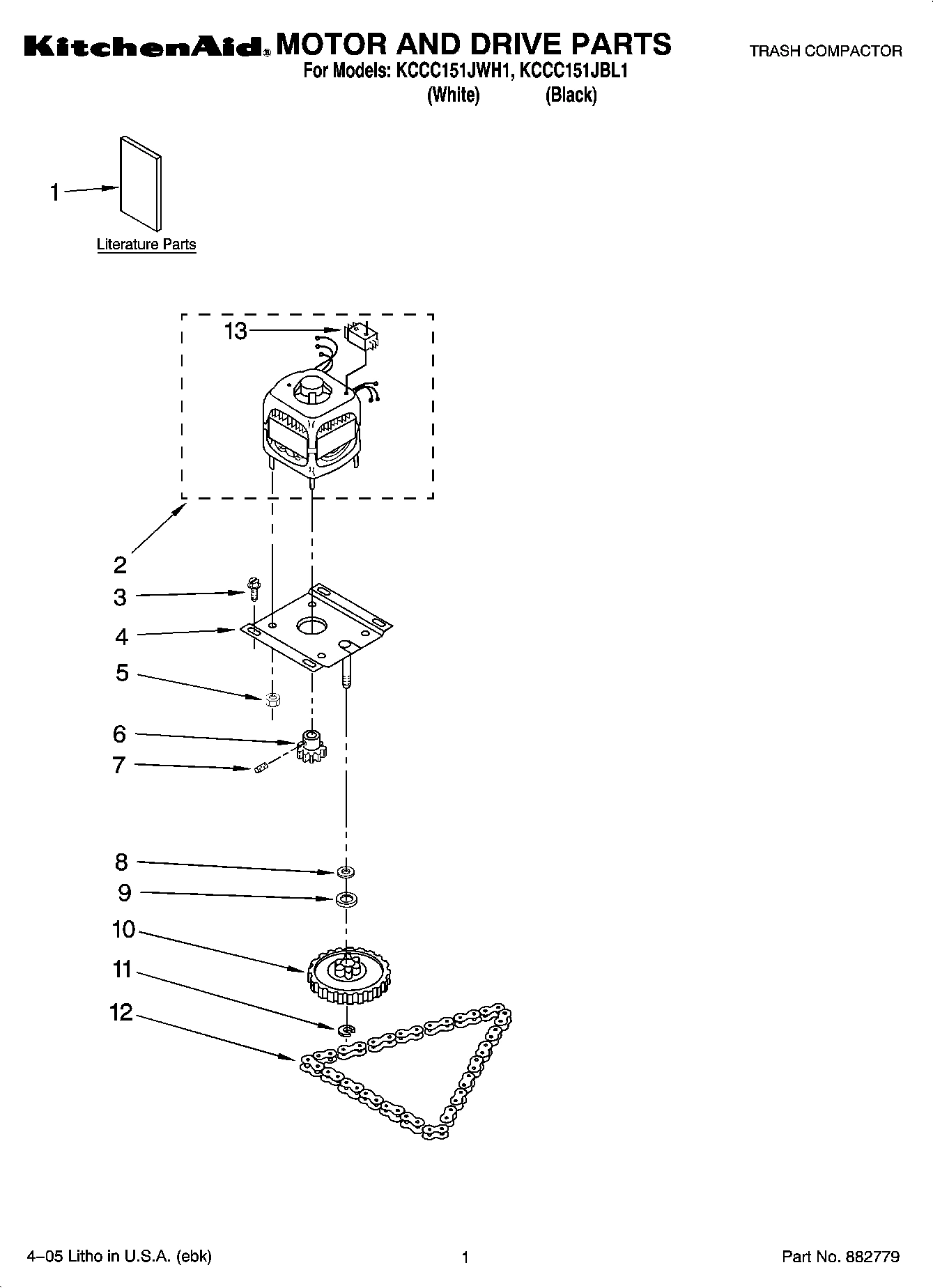 01 - MOTOR AND DRIVE PARTS