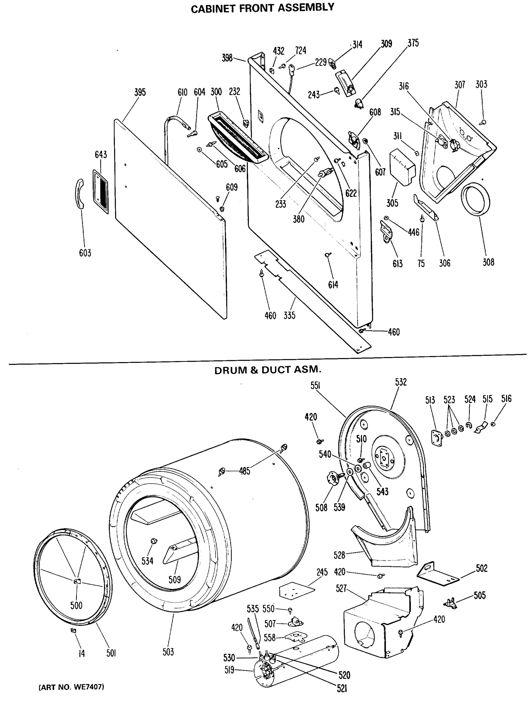 CABINET FRONT ASSEMBLY