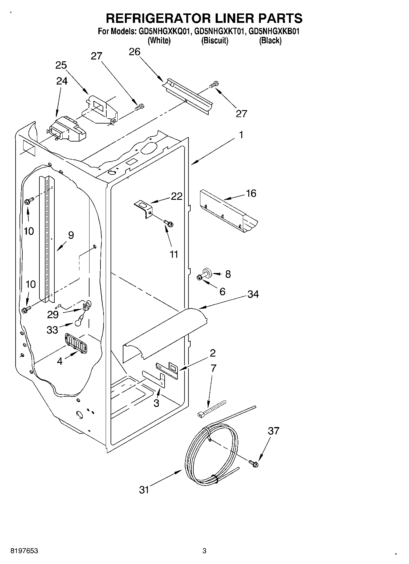 02 - REFRIGERATOR LINER