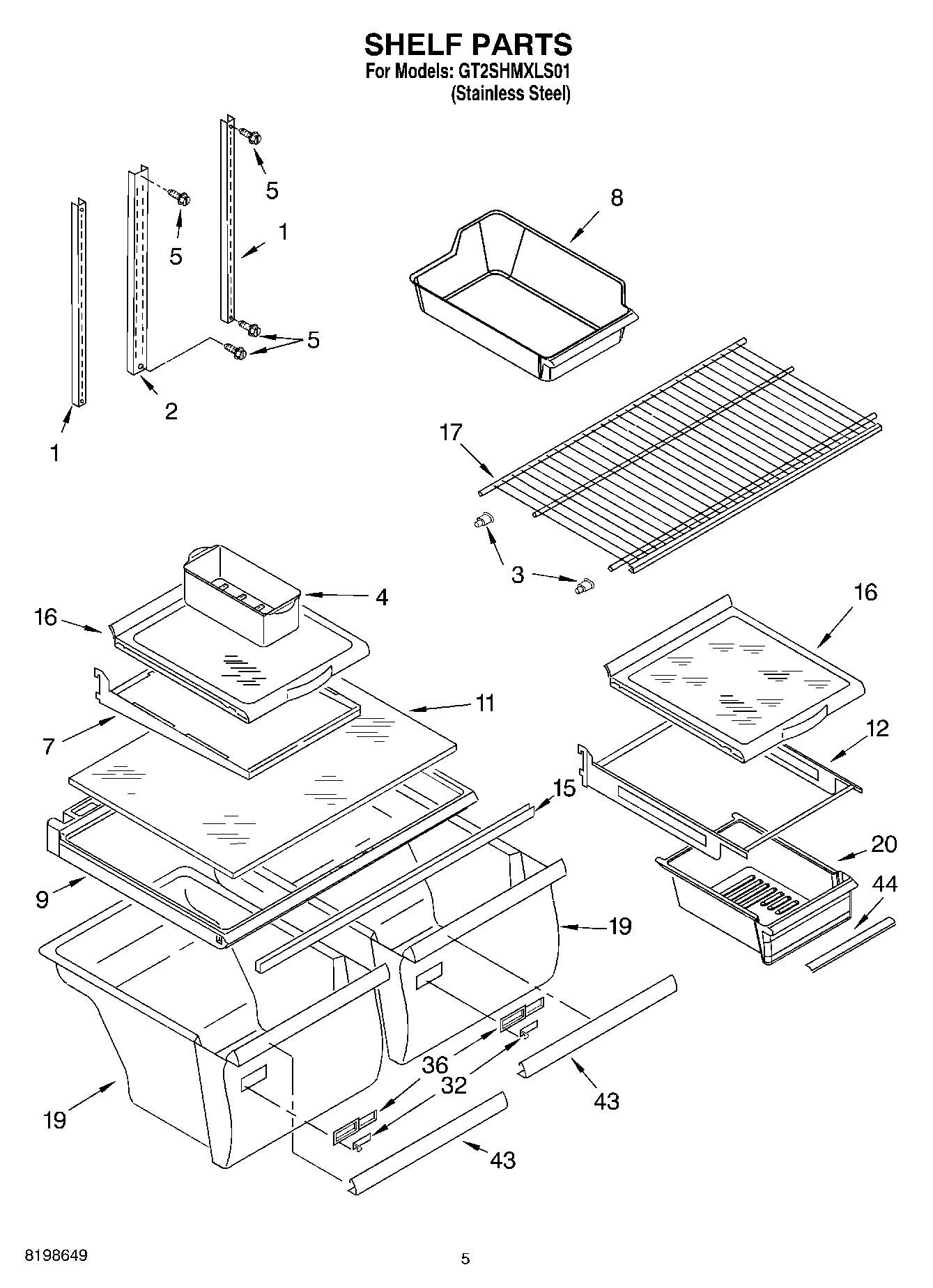 03 - SHELF PARTS