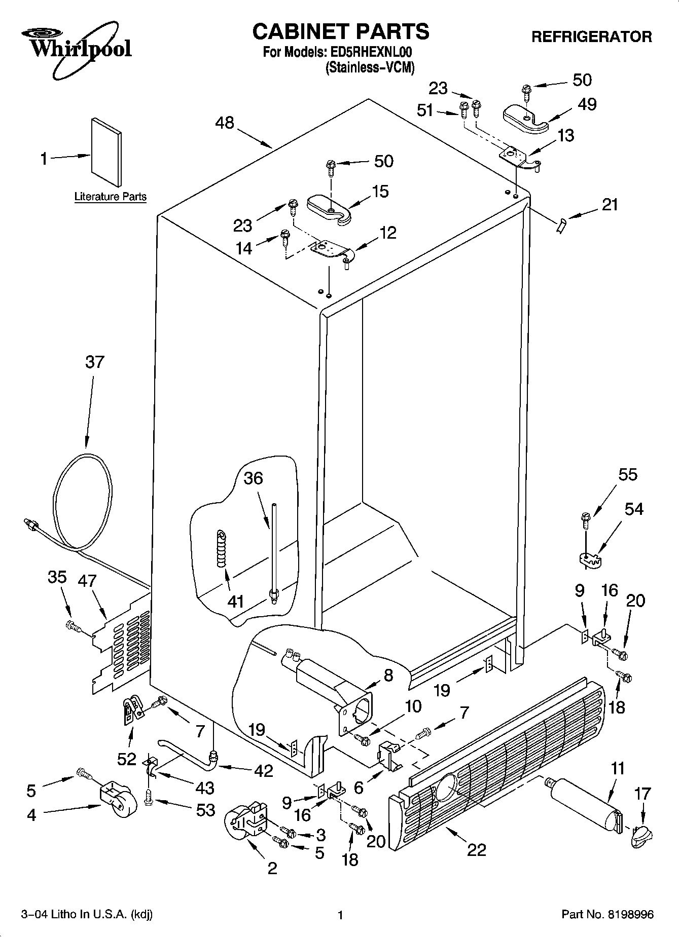 01 - CABINET PARTS