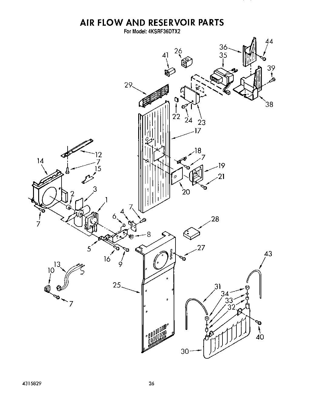 15 - AIR FLOW AND RESERVOIR