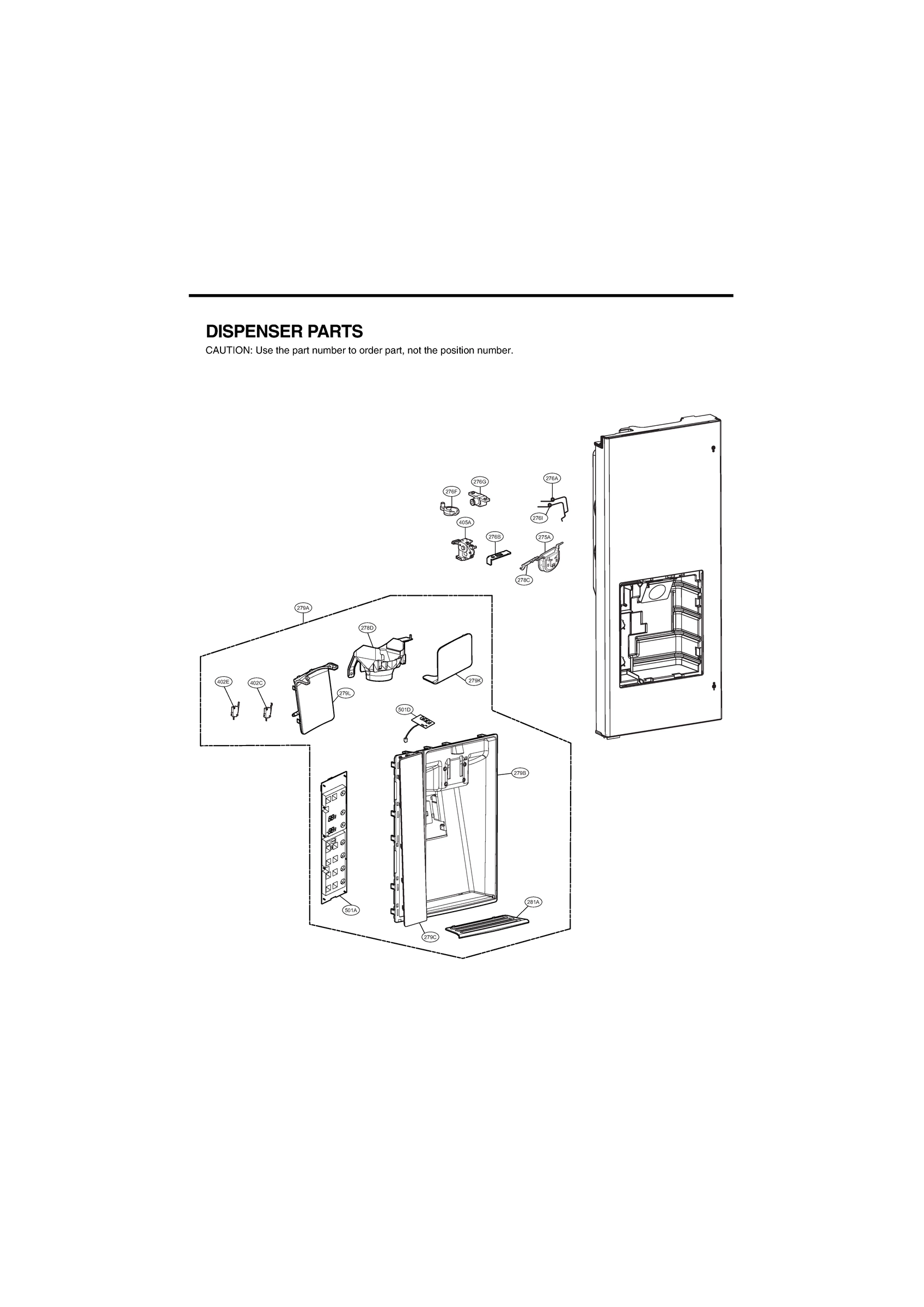 DISPENSER PARTS