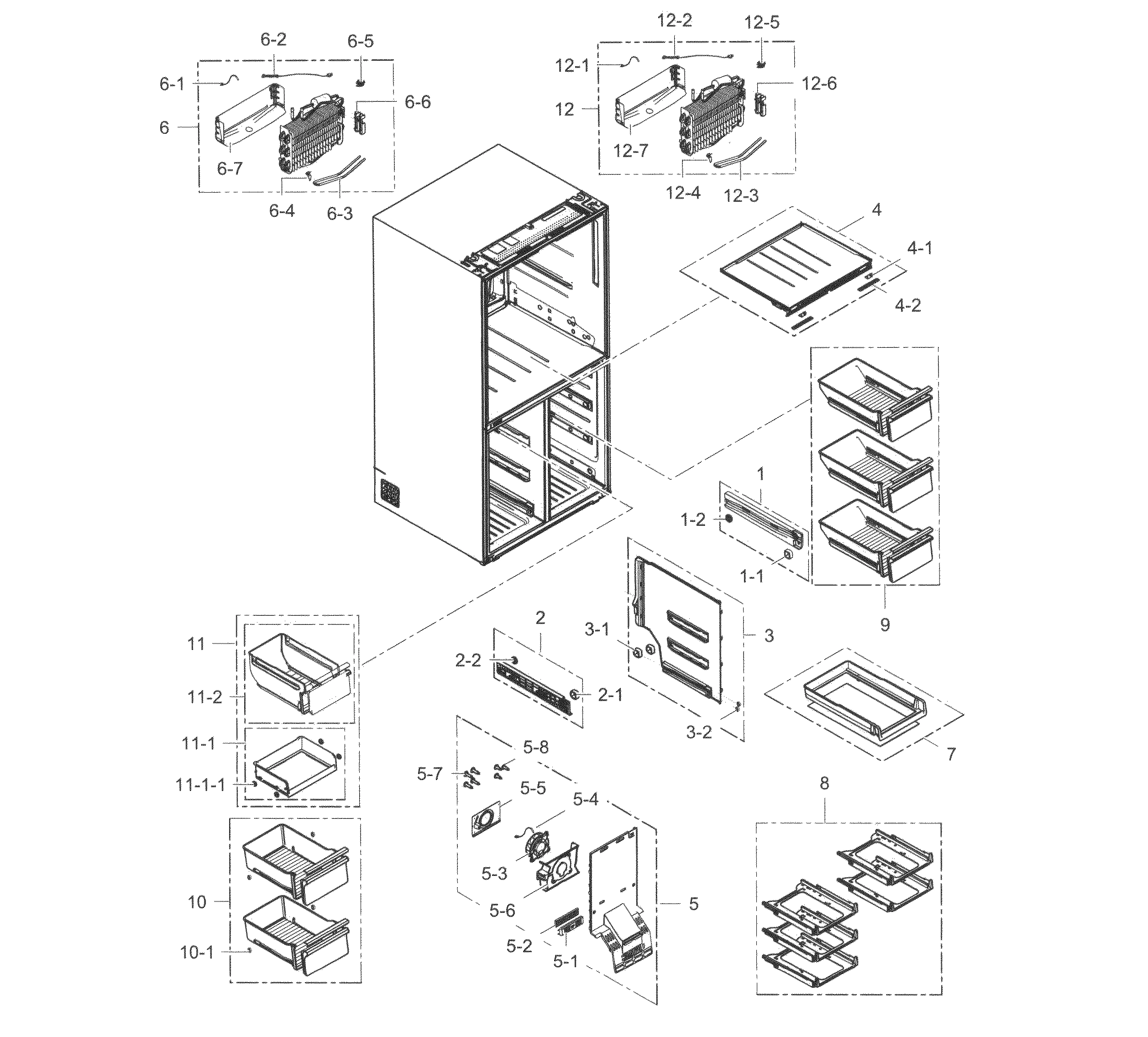 FREEZER DOOR L