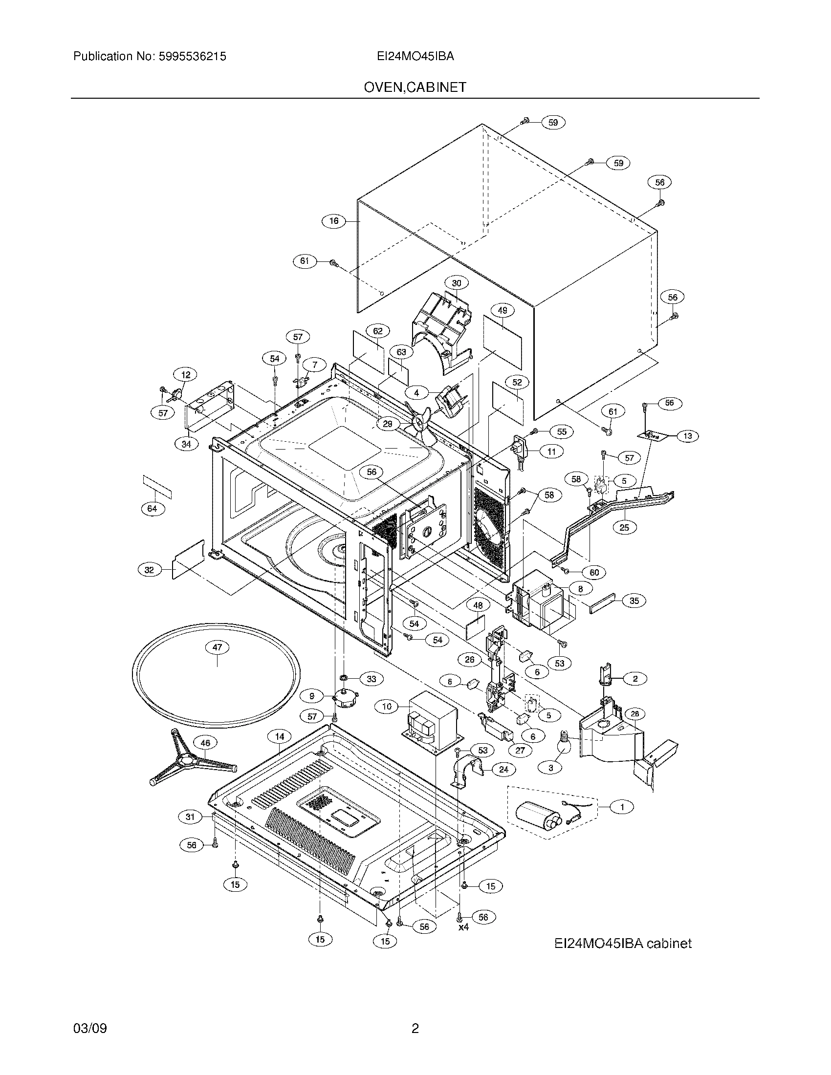 03 - OVEN,CABINET