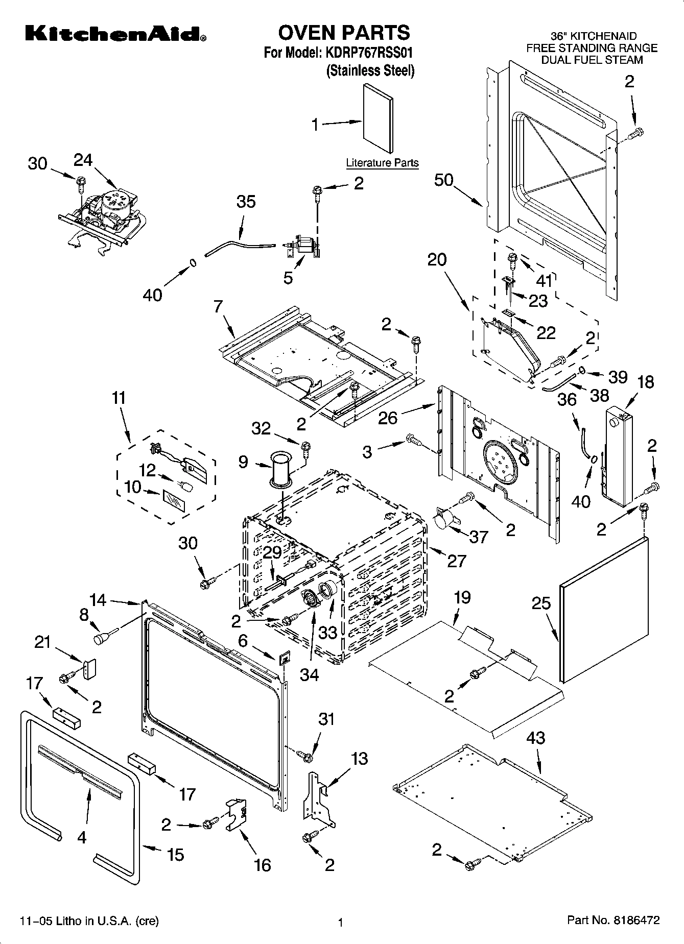 01 - OVEN PARTS