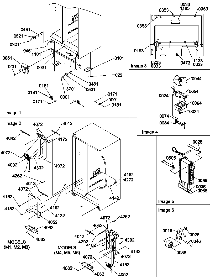 04 - DRAIN SYSTEMS, ROLLERS, AND EVAP ASSY