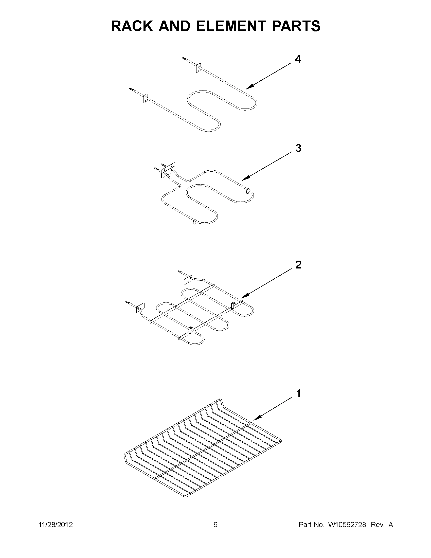 04 - RACK AND ELEMENT PARTS