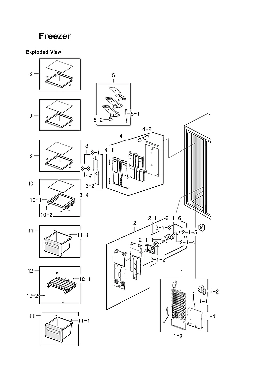FREEZER PARTS
