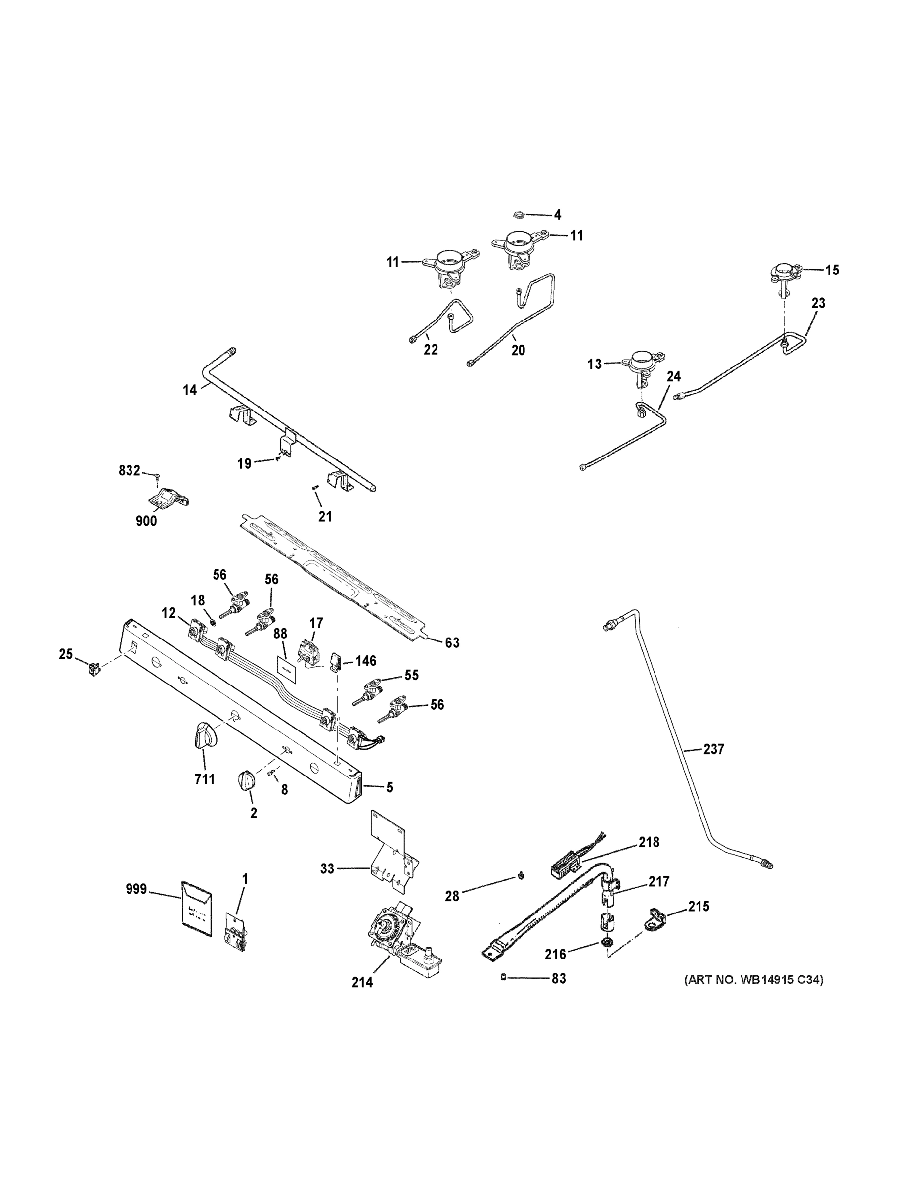 GAS & BURNER PARTS