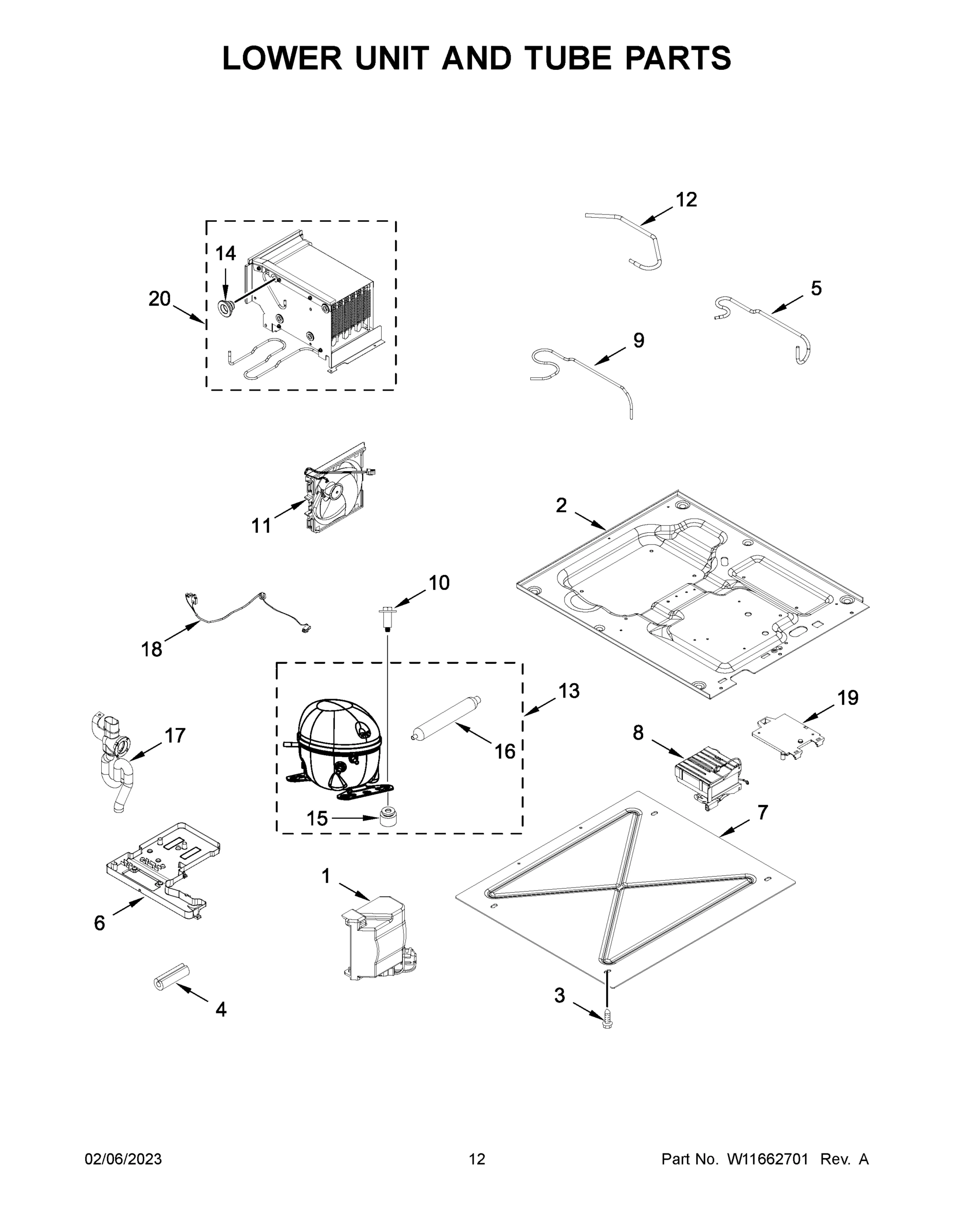 07 - LOWER UNIT AND TUBE PARTS