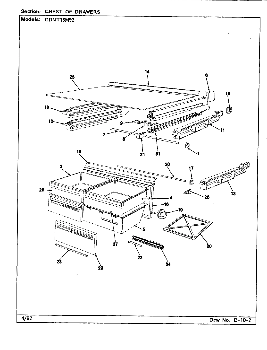01 - CHEST OF DRAWERS