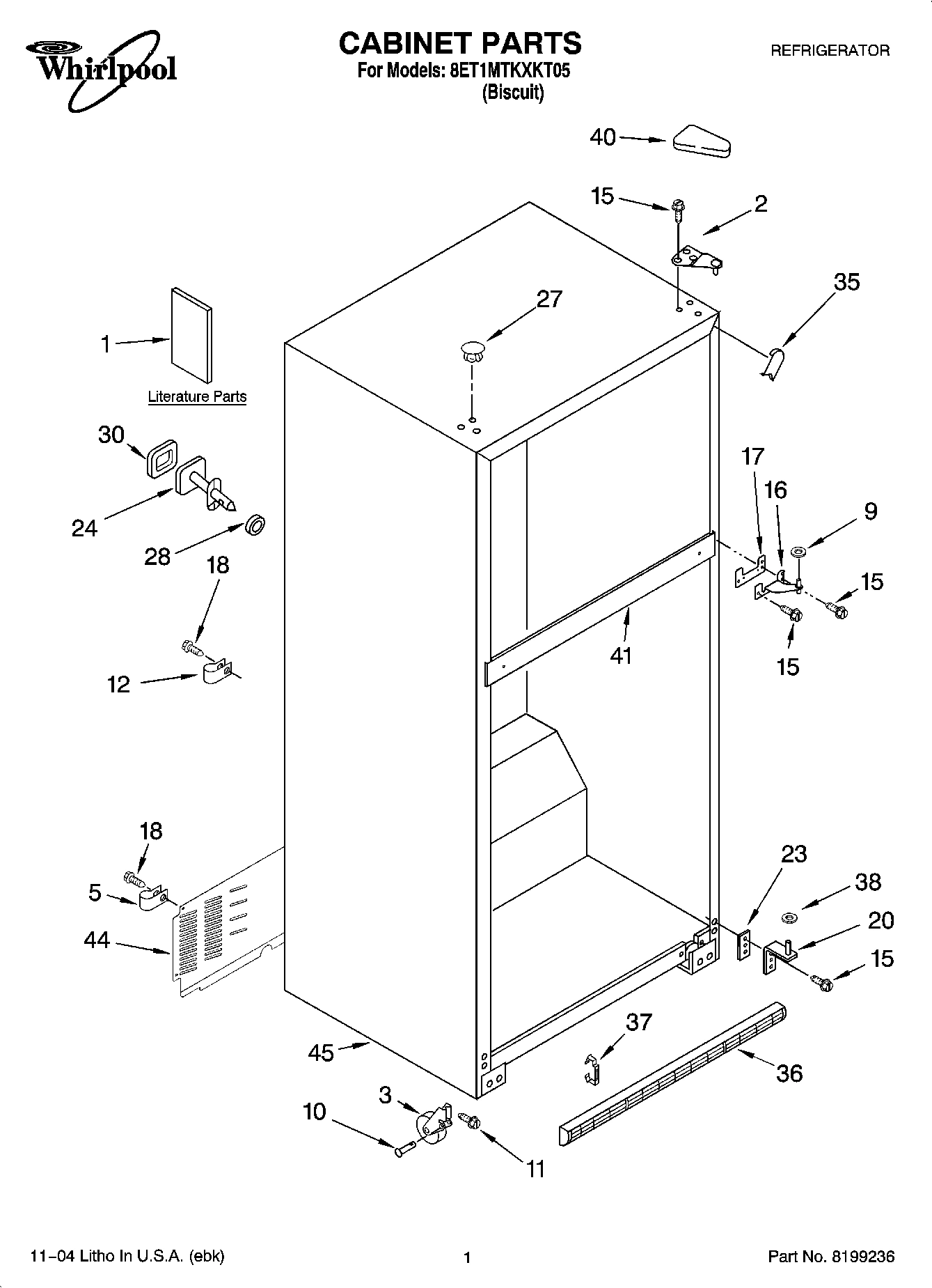 01 - CABINET PARTS