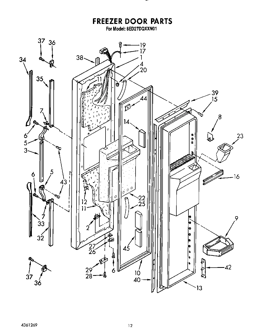 08 - FREEZER DOOR
