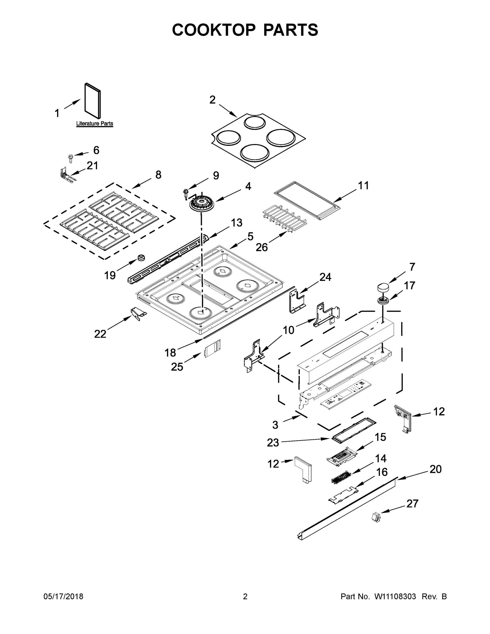 02 - COOKTOP PARTS