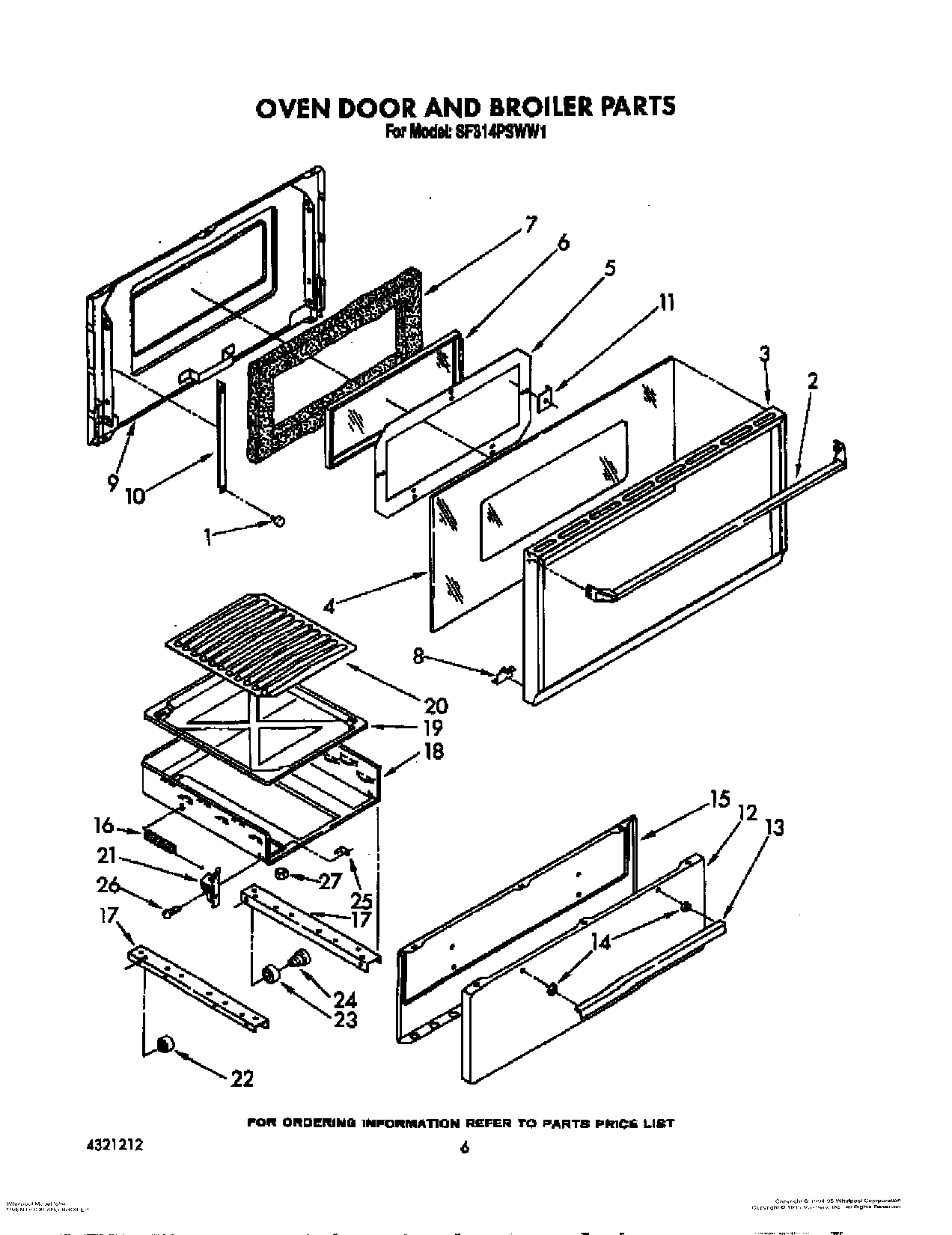 05 - OVEN DOOR AND BROILER