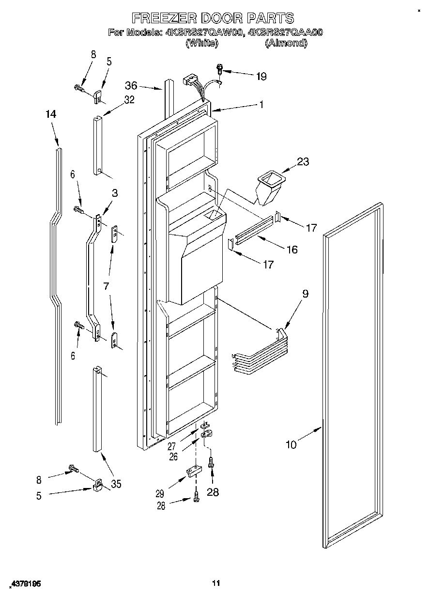 07 - FREEZER DOOR