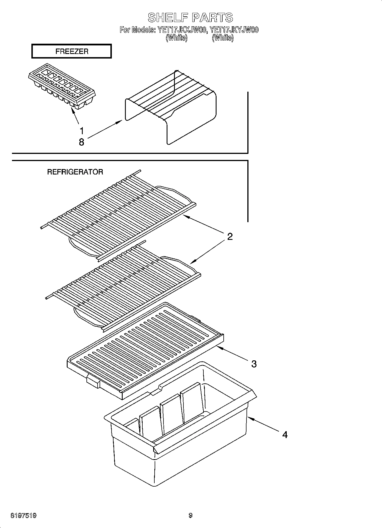 05 - SHELF PARTS, OPTIONAL PARTS