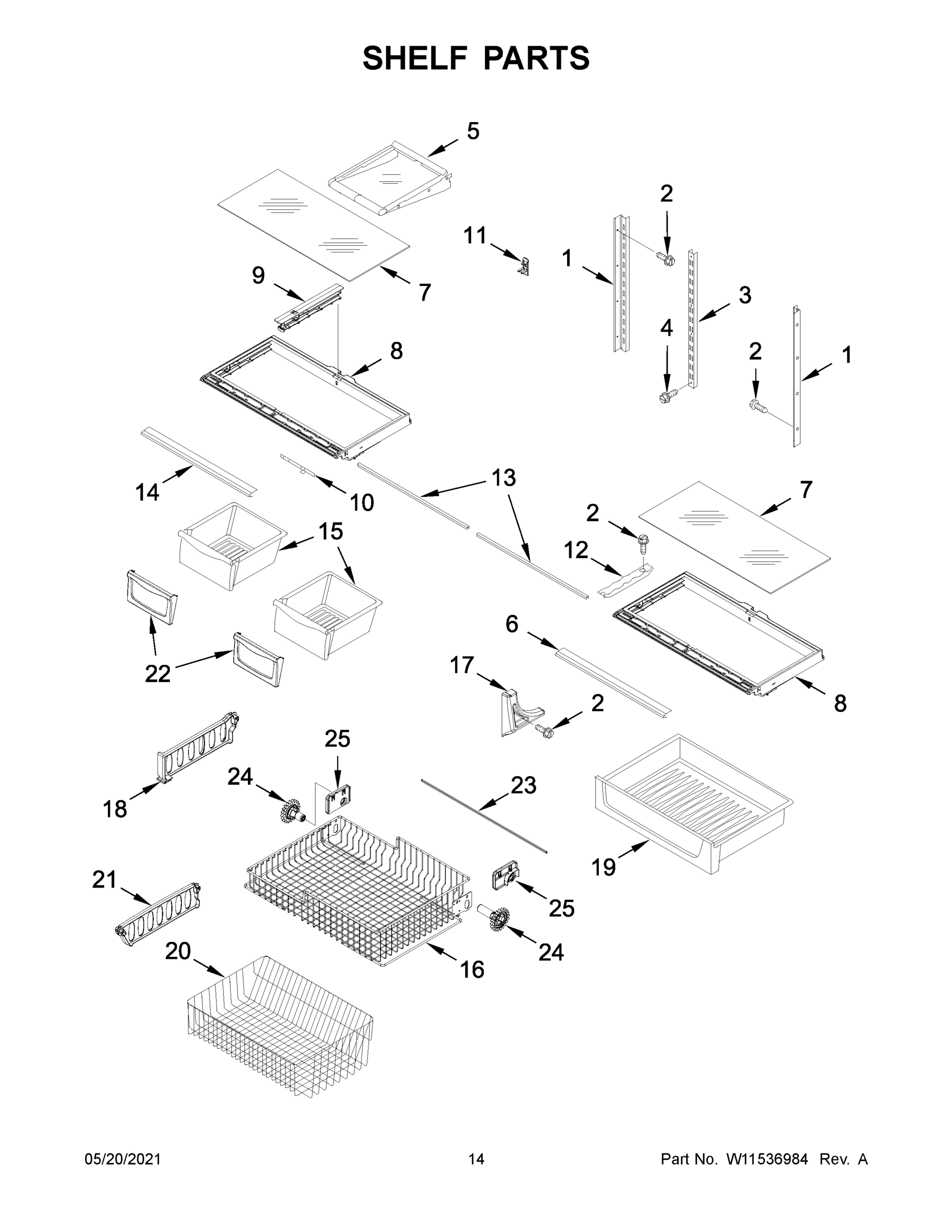 08 - SHELF PARTS