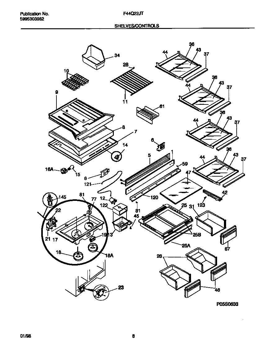 04 - SHELVES/CONTROLS