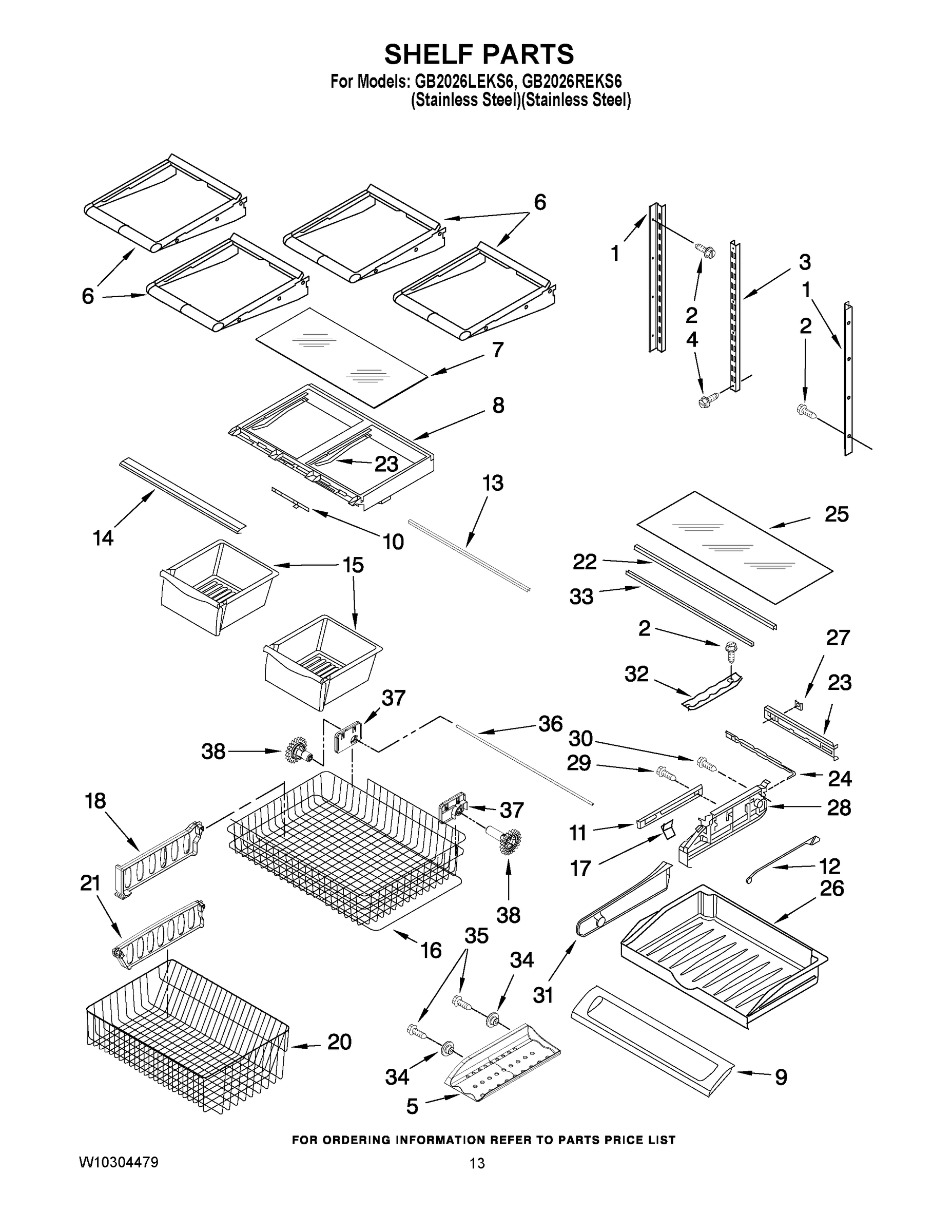 07 - SHELF PARTS