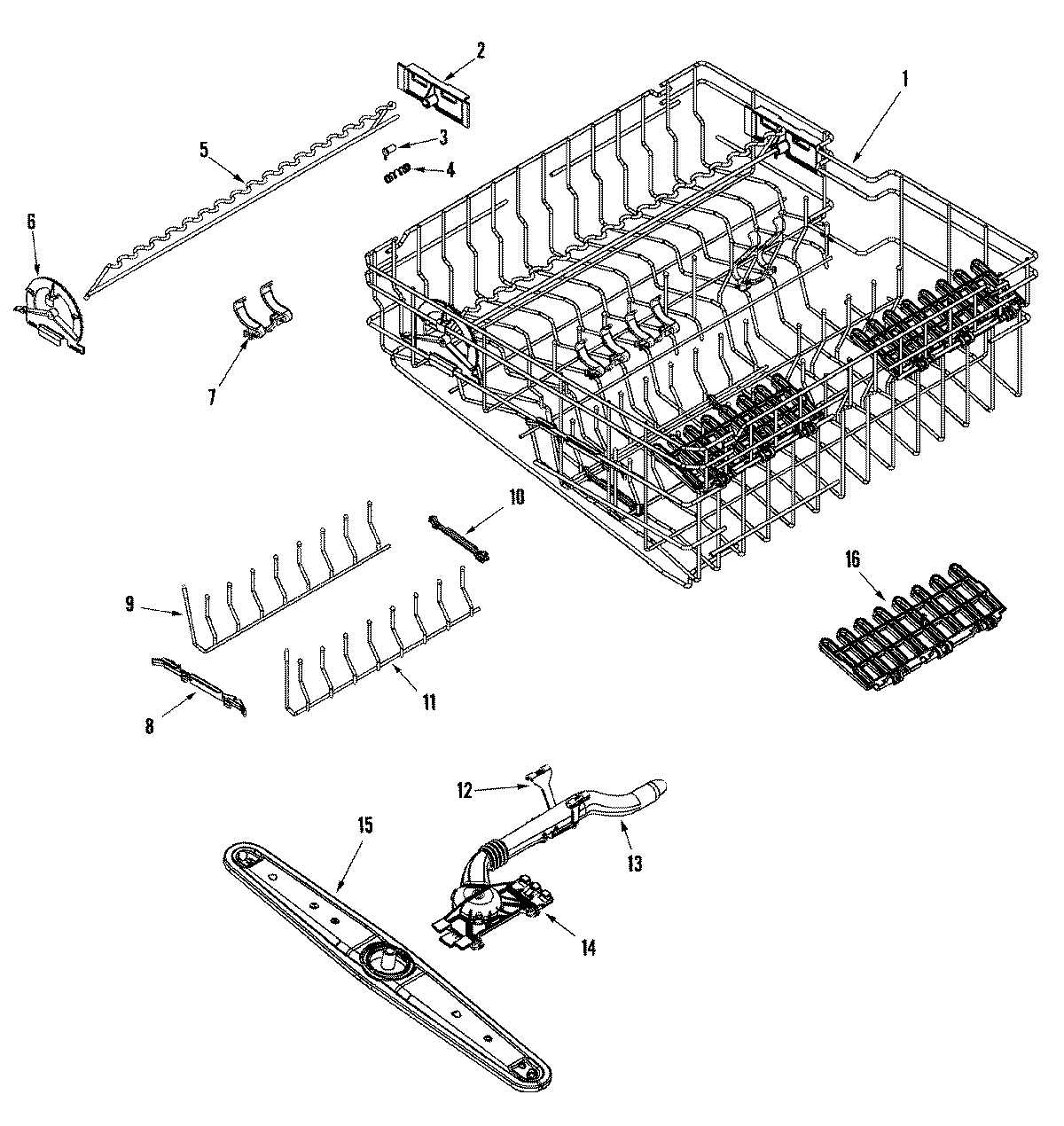 04 - RACK ASSEMBLY (UPR)
