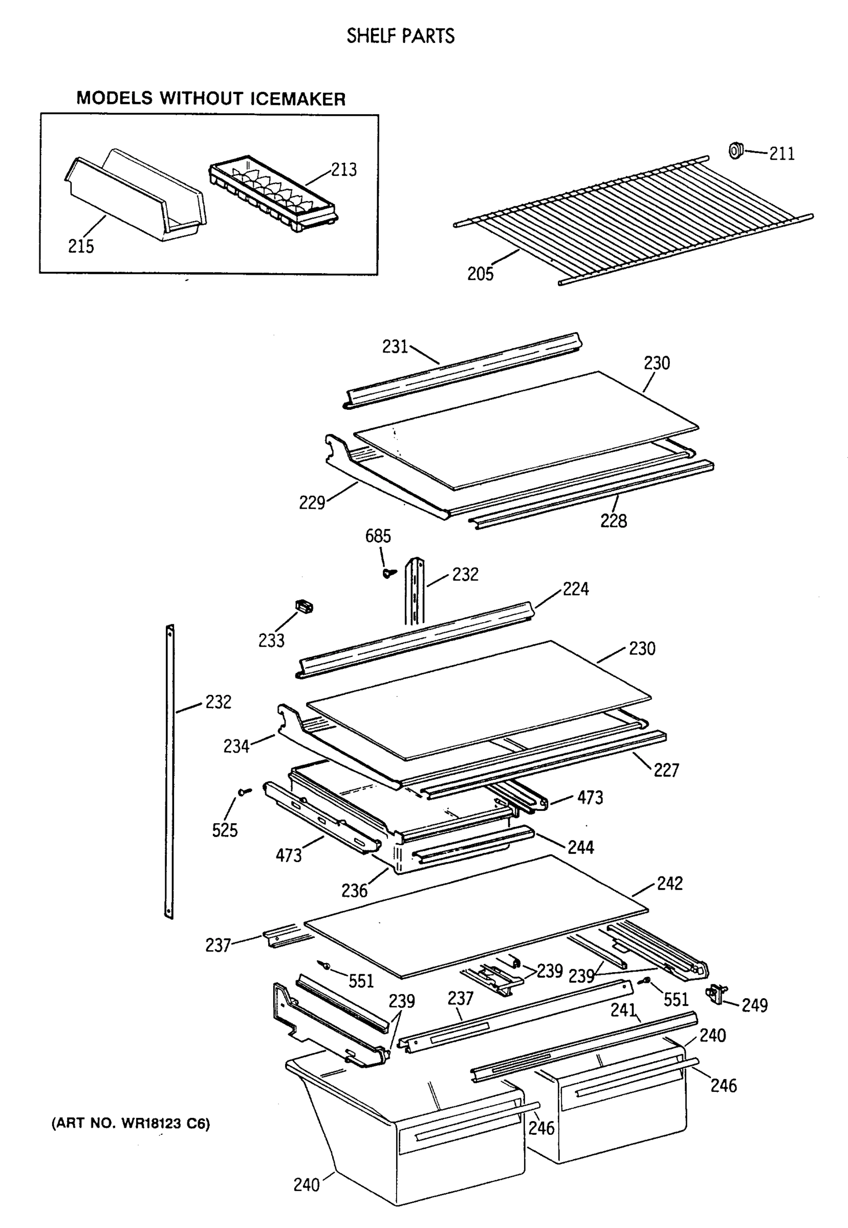 SHELF PARTS