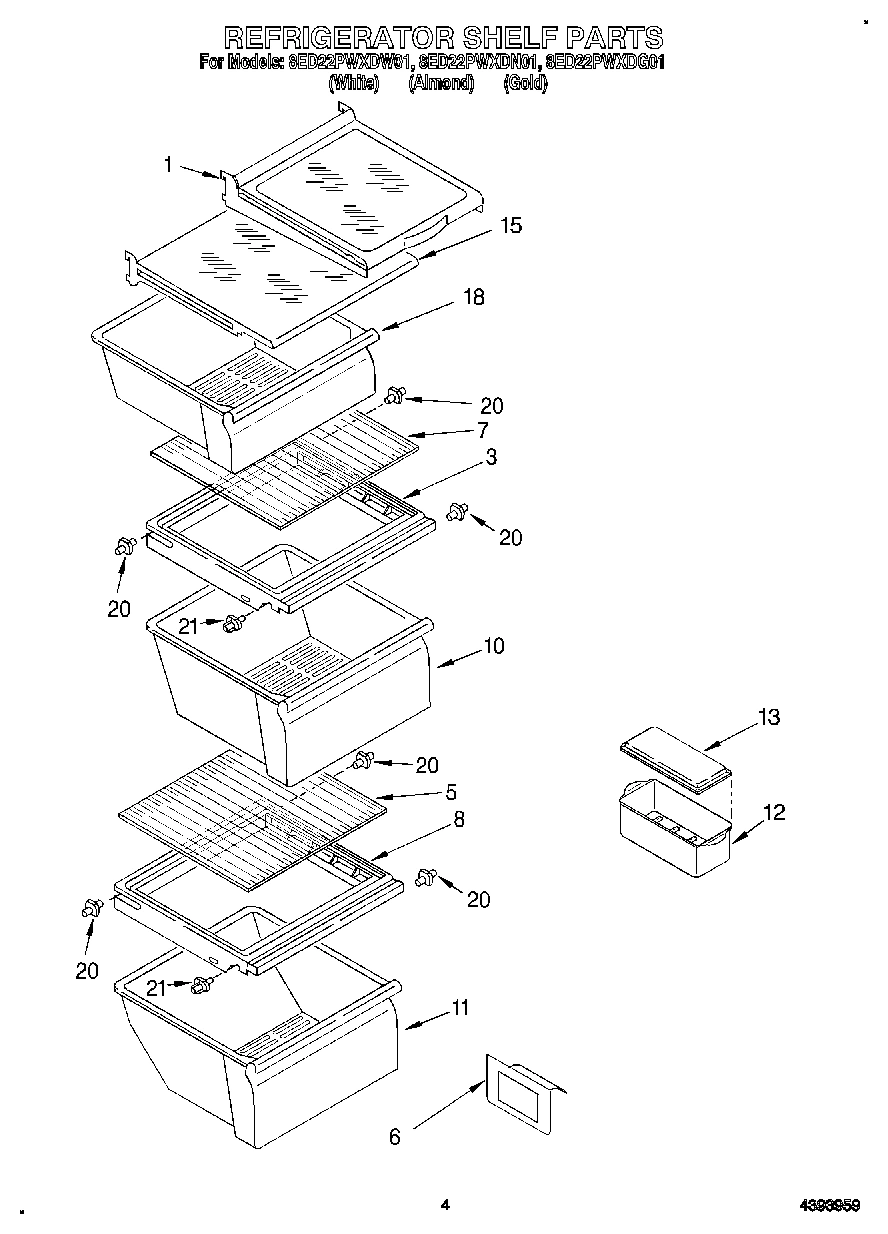 03 - REFRIGERATOR SHELF