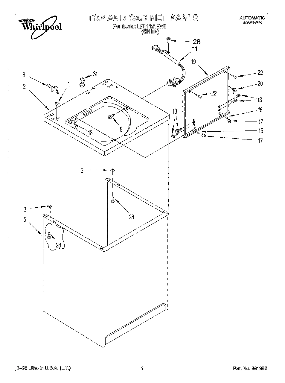 01 - TOP AND CABINET