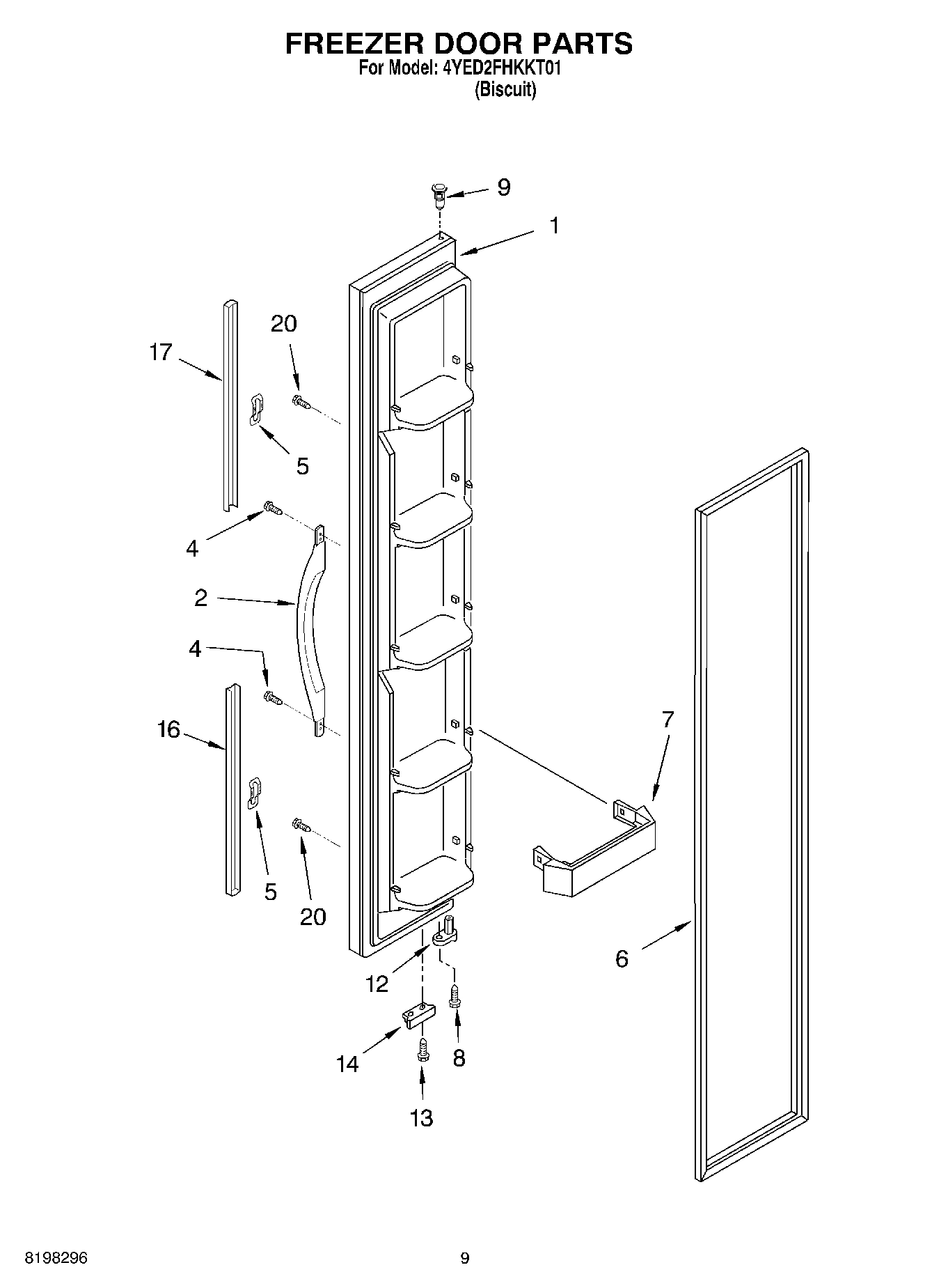 06 - FREEZER DOOR
