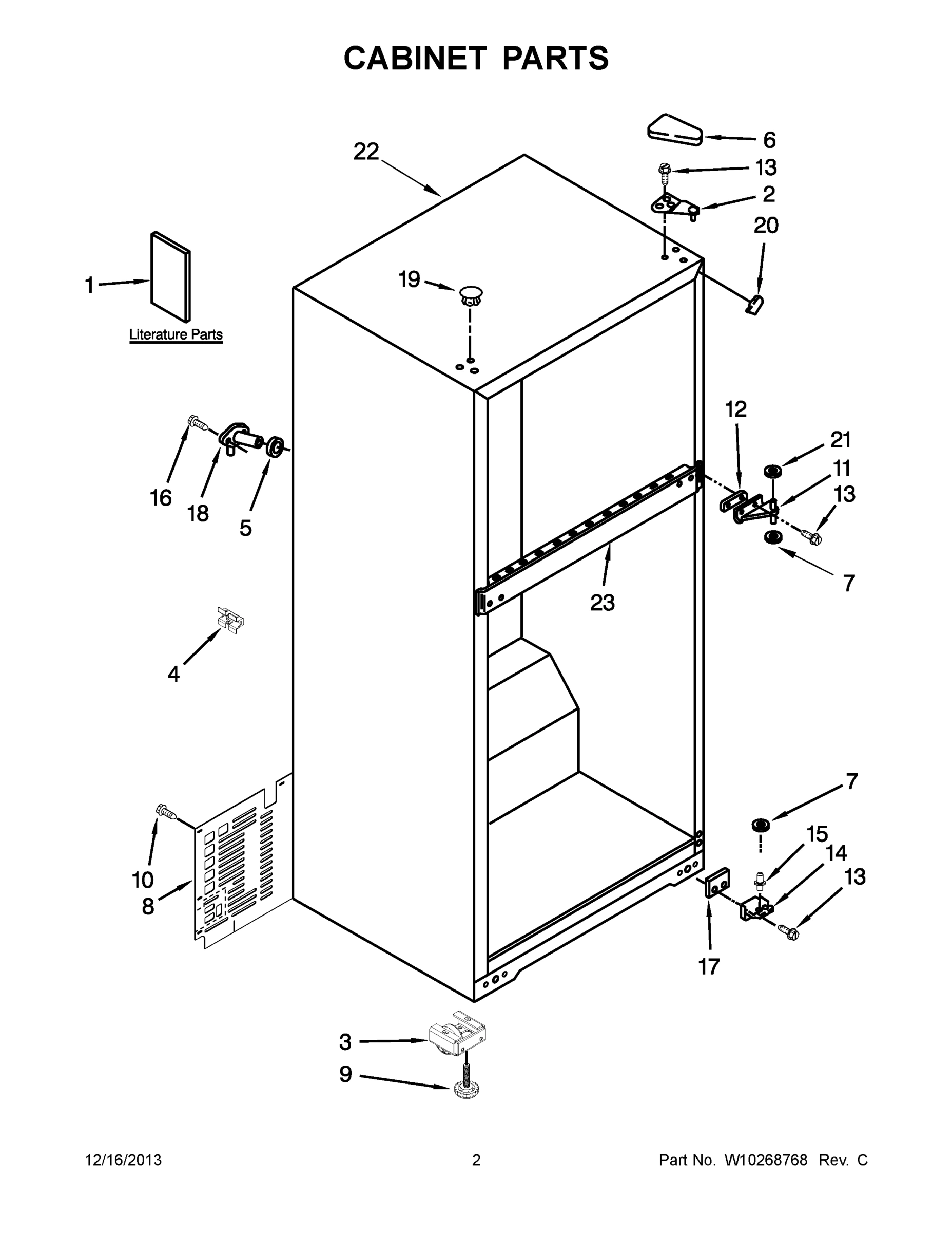 02 - CABINET PARTS