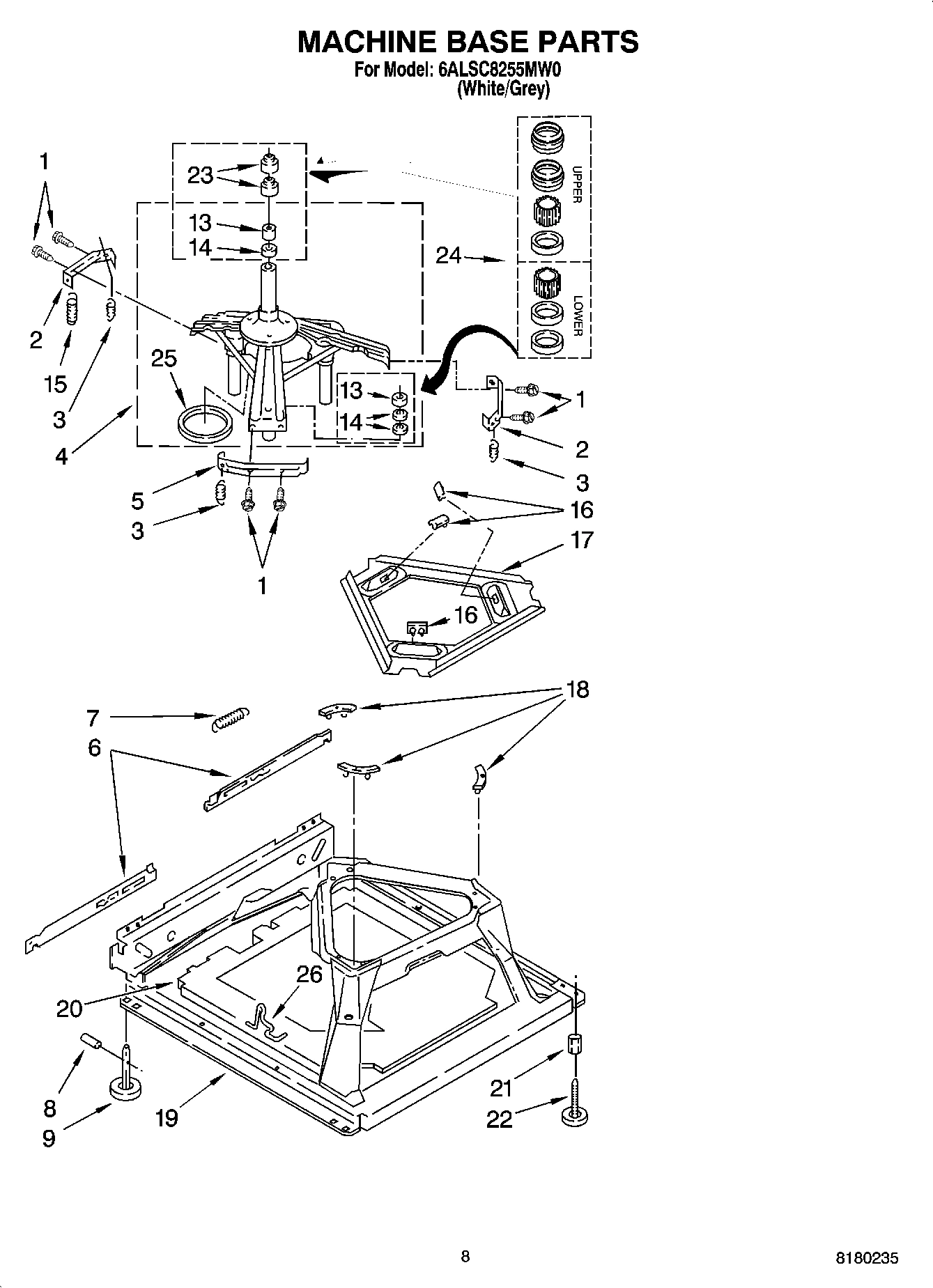 05 - MACHINE BASE PARTS