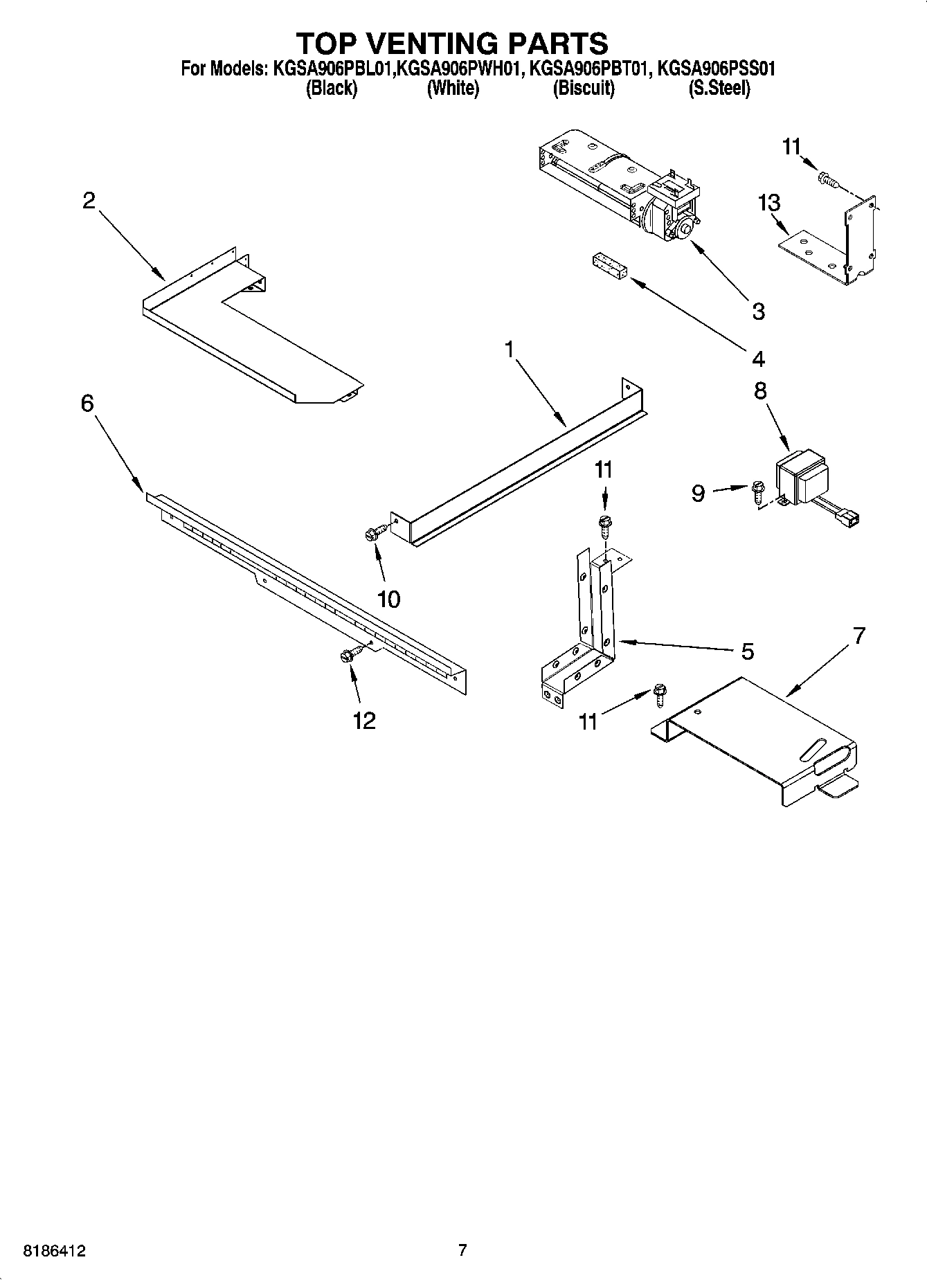 04 - TOP VENTING PARTS