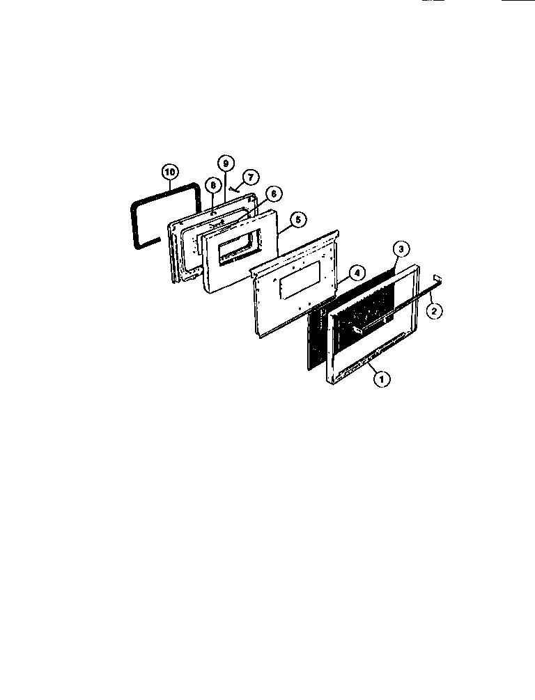 05 - OVEN DOOR, PANELS